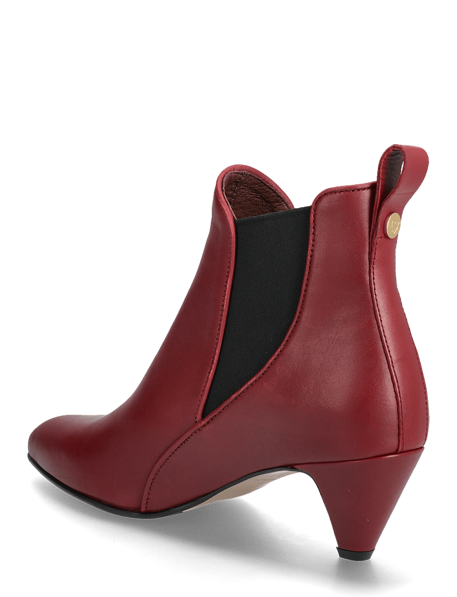 Anonymous Copenhagen - Rikley - augstpapēžu puszābaki - soft calf pomegranate - 2