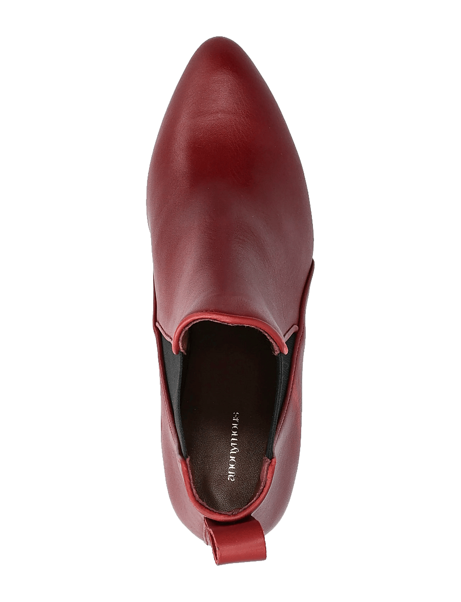 Anonymous Copenhagen - Rikley - augstpapēžu puszābaki - soft calf pomegranate - 3
