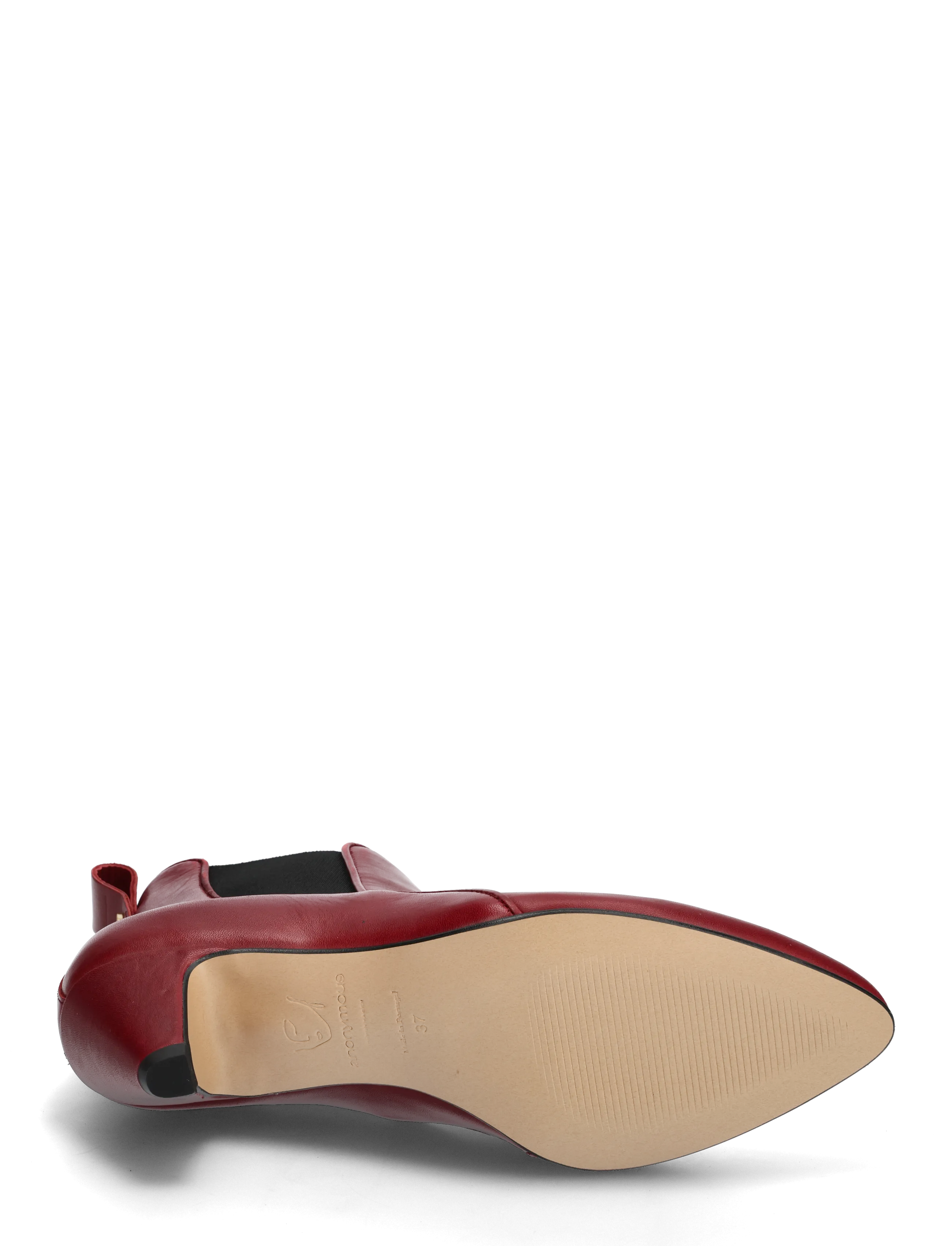Anonymous Copenhagen - Rikley - høj hæl - soft calf pomegranate - 4