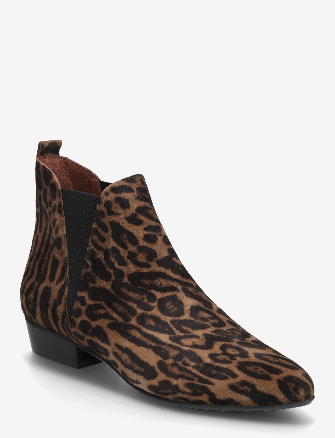 Anonymous Copenhagen - Rita - flache stiefeletten - calf suede print jaguar - 0