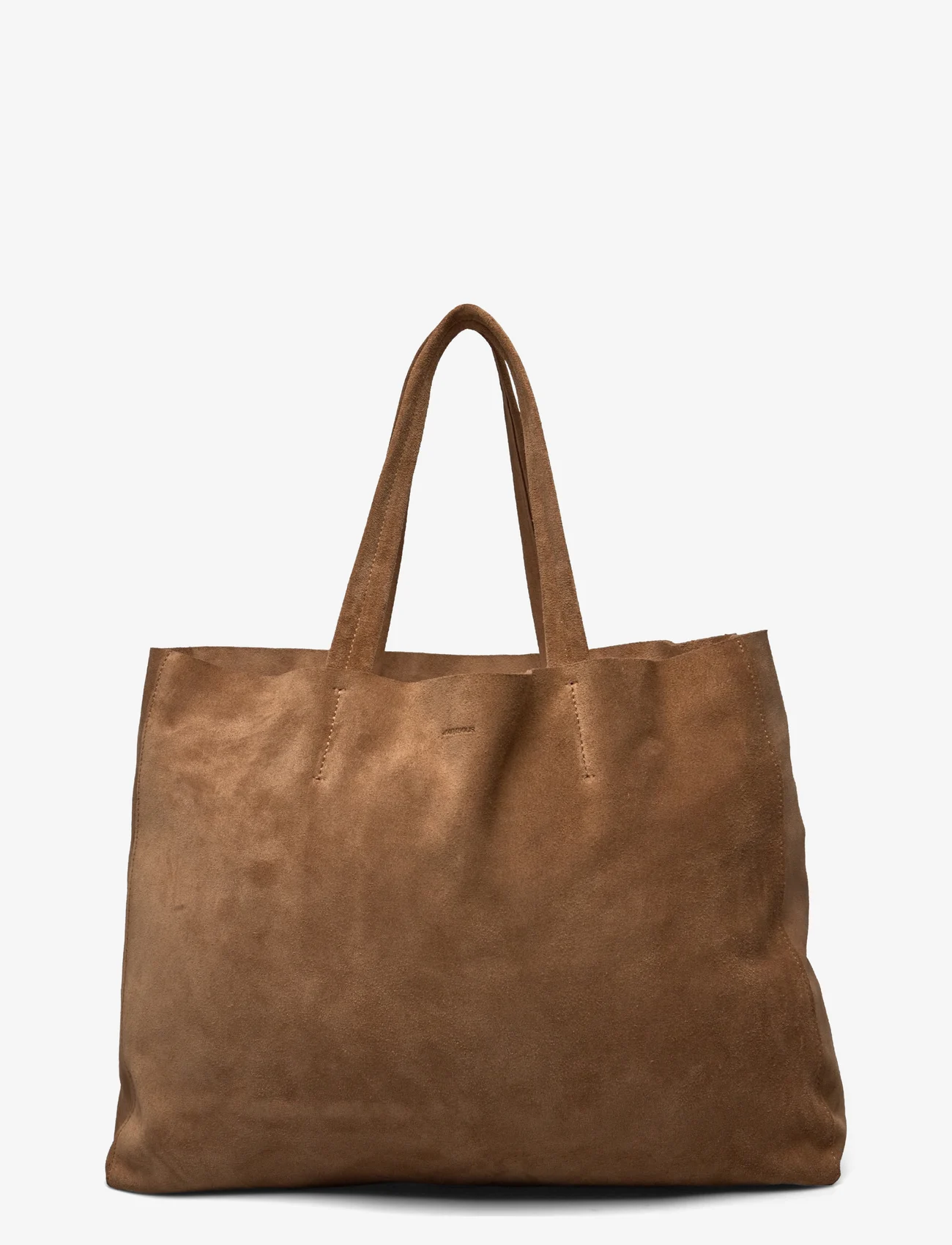 Anonymous Copenhagen - Ruba shopper - tote bags - calf suede desert sand - 0