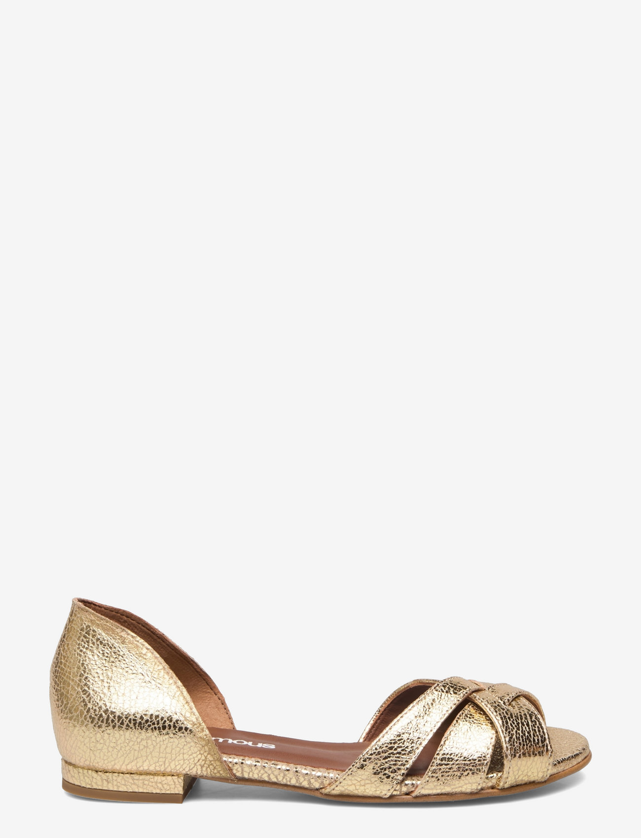 Anonymous Copenhagen - Sanni 20 - flache sandalen - crackled metallic goat gold - 2