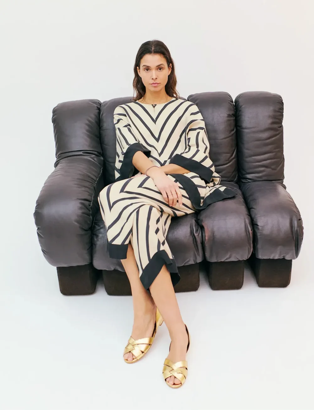 Anonymous Copenhagen - Sanni 20 - ballerinaer - crackled metallic goat gold - 0