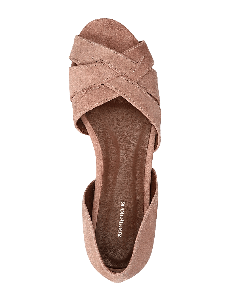 Anonymous Copenhagen - Sanni 20 - kontsata sandaalid - calf suede burned rose - 3