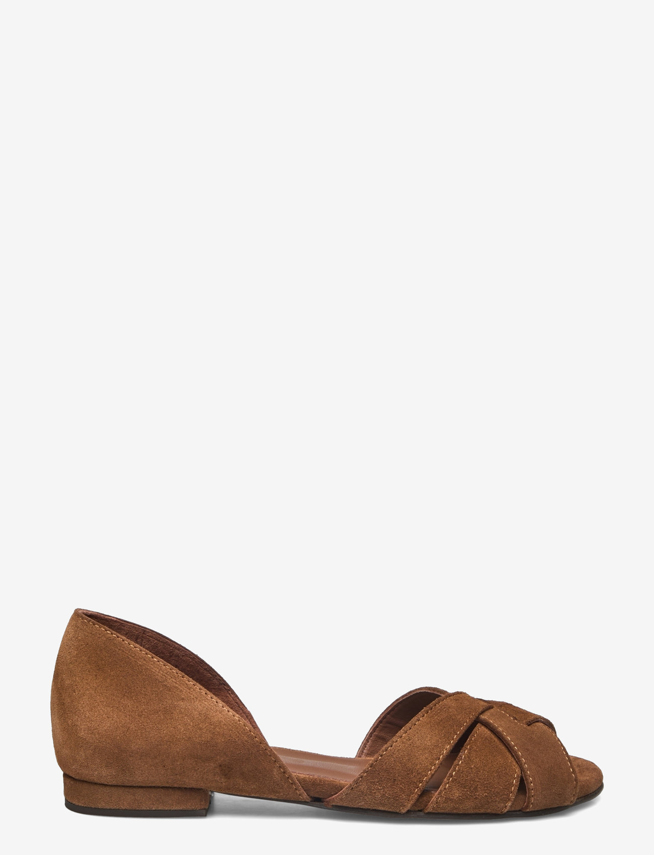 Anonymous Copenhagen - Sanni 20 - flat sandals - calf suede cinnamon - 1