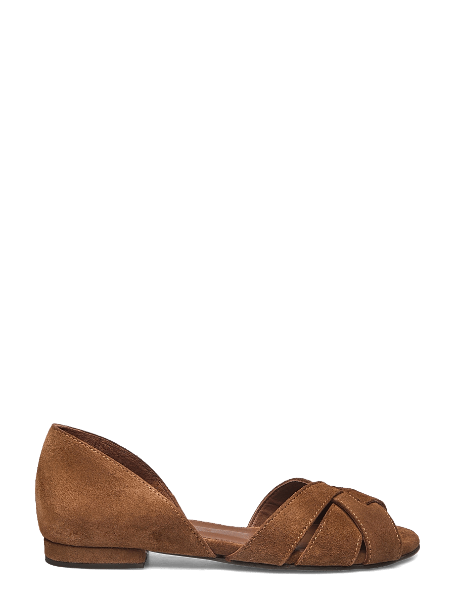 Anonymous Copenhagen - Sanni 20 - flat sandals - calf suede cinnamon - 2