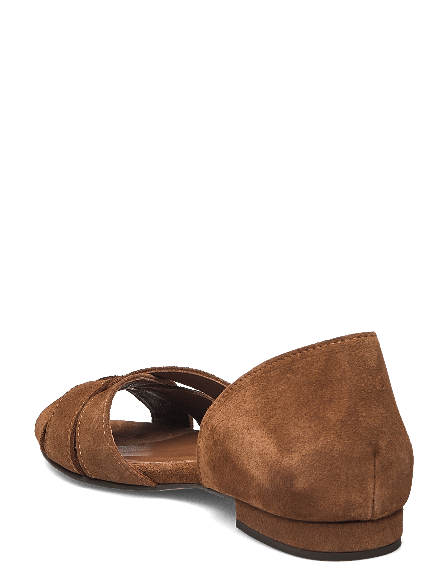 Anonymous Copenhagen - Sanni 20 - flat sandals - calf suede cinnamon - 3