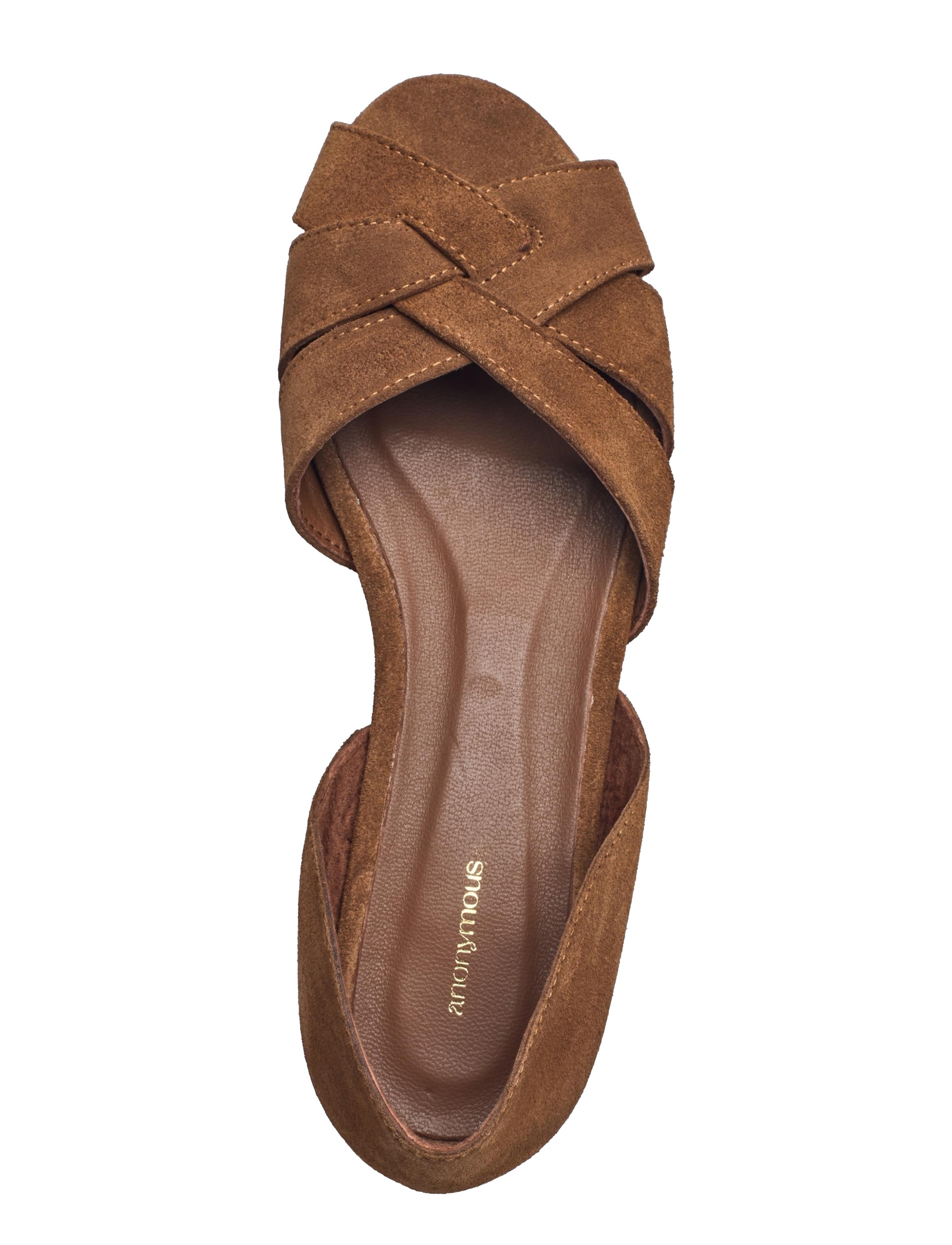 Anonymous Copenhagen - Sanni 20 - flat sandals - calf suede cinnamon - 4