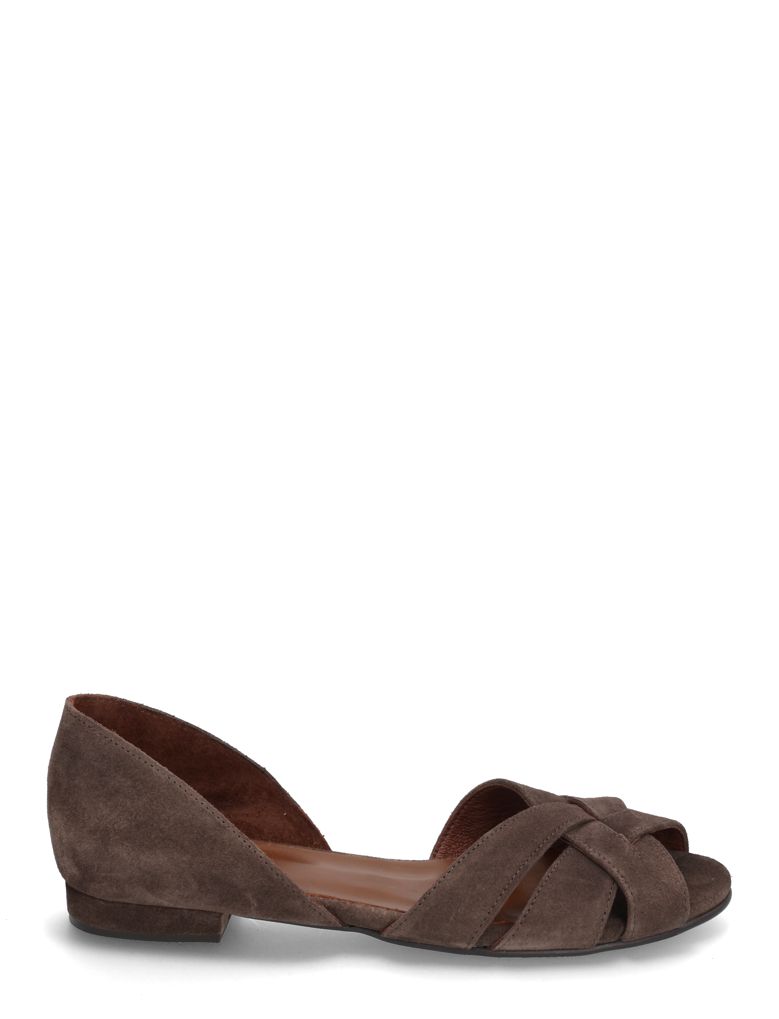 Anonymous Copenhagen - Sanni 20 - flat sandals - calf suede coffee brown - 1
