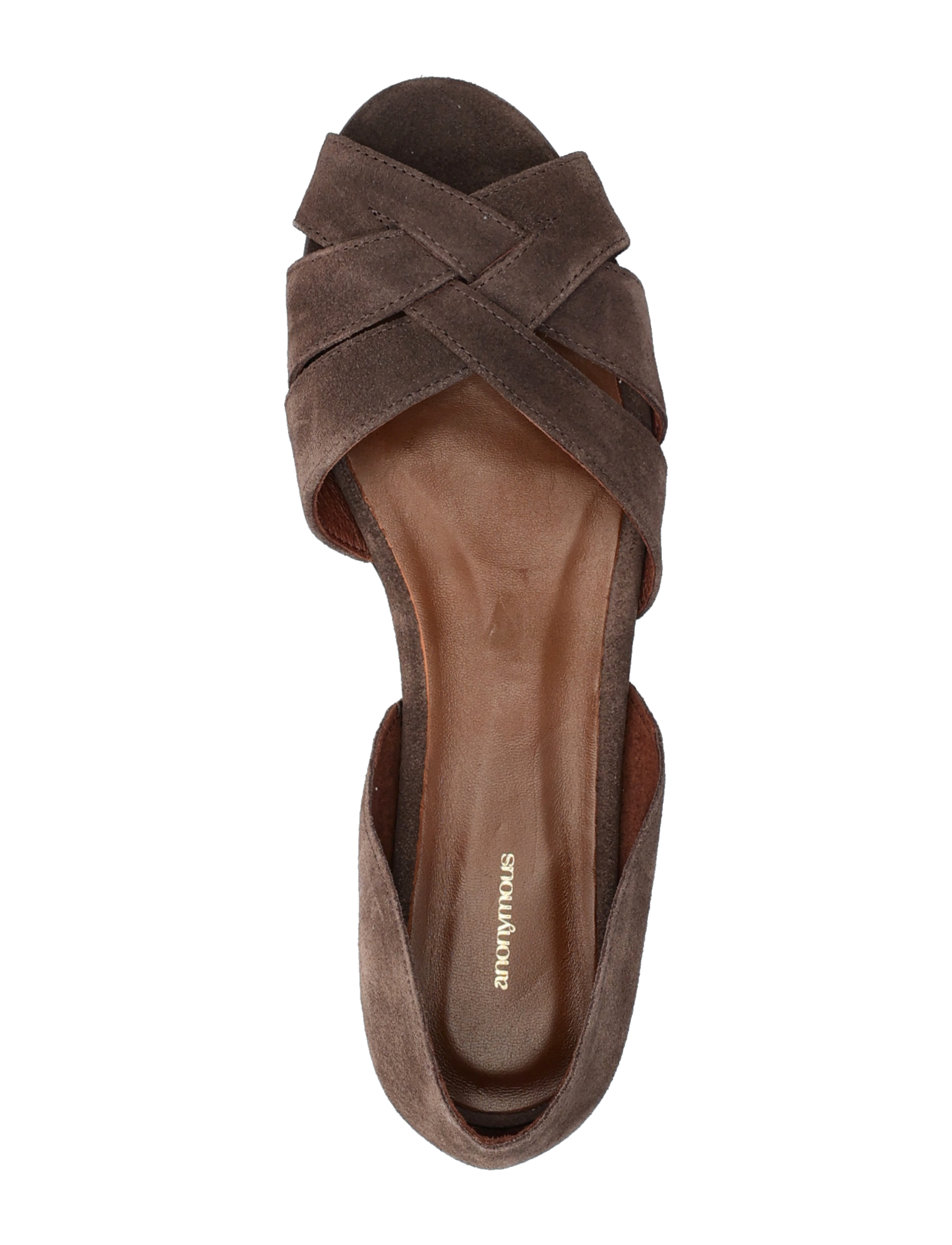 Anonymous Copenhagen - Sanni 20 - flat sandals - calf suede coffee brown - 3