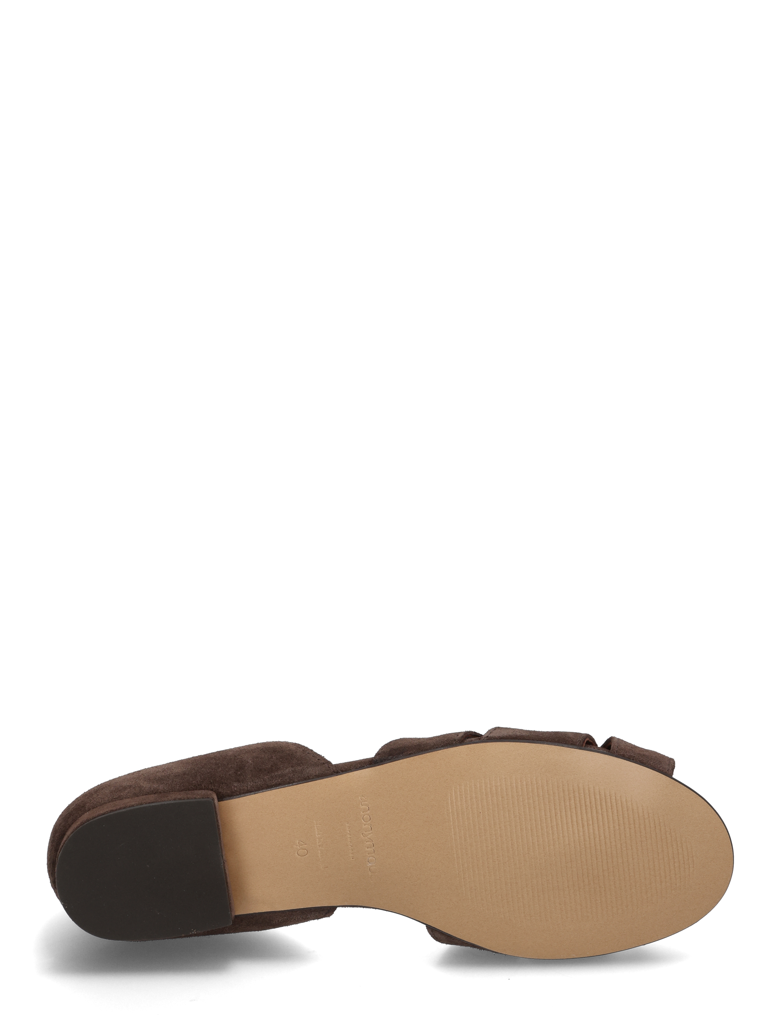 Anonymous Copenhagen - Sanni 20 - flat sandals - calf suede coffee brown - 4