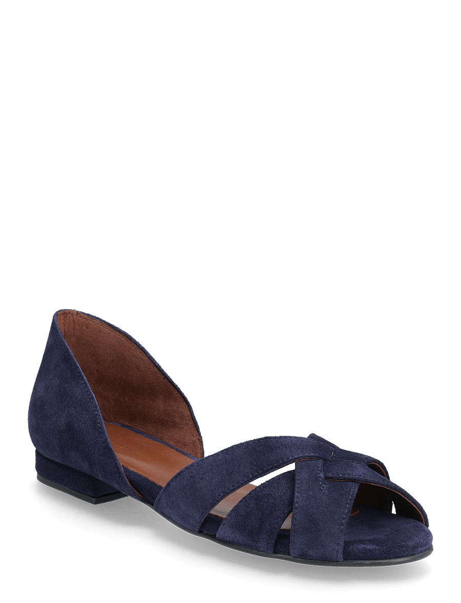 Anonymous Copenhagen - Sanni 20 - kontsata sandaalid - calf suede ink blue - 0