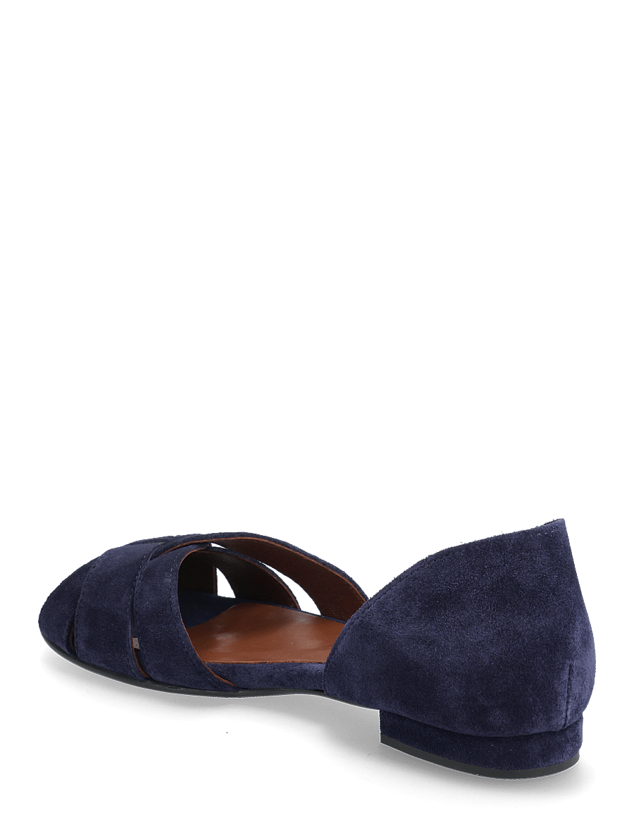 Anonymous Copenhagen - Sanni 20 - kontsata sandaalid - calf suede ink blue - 2
