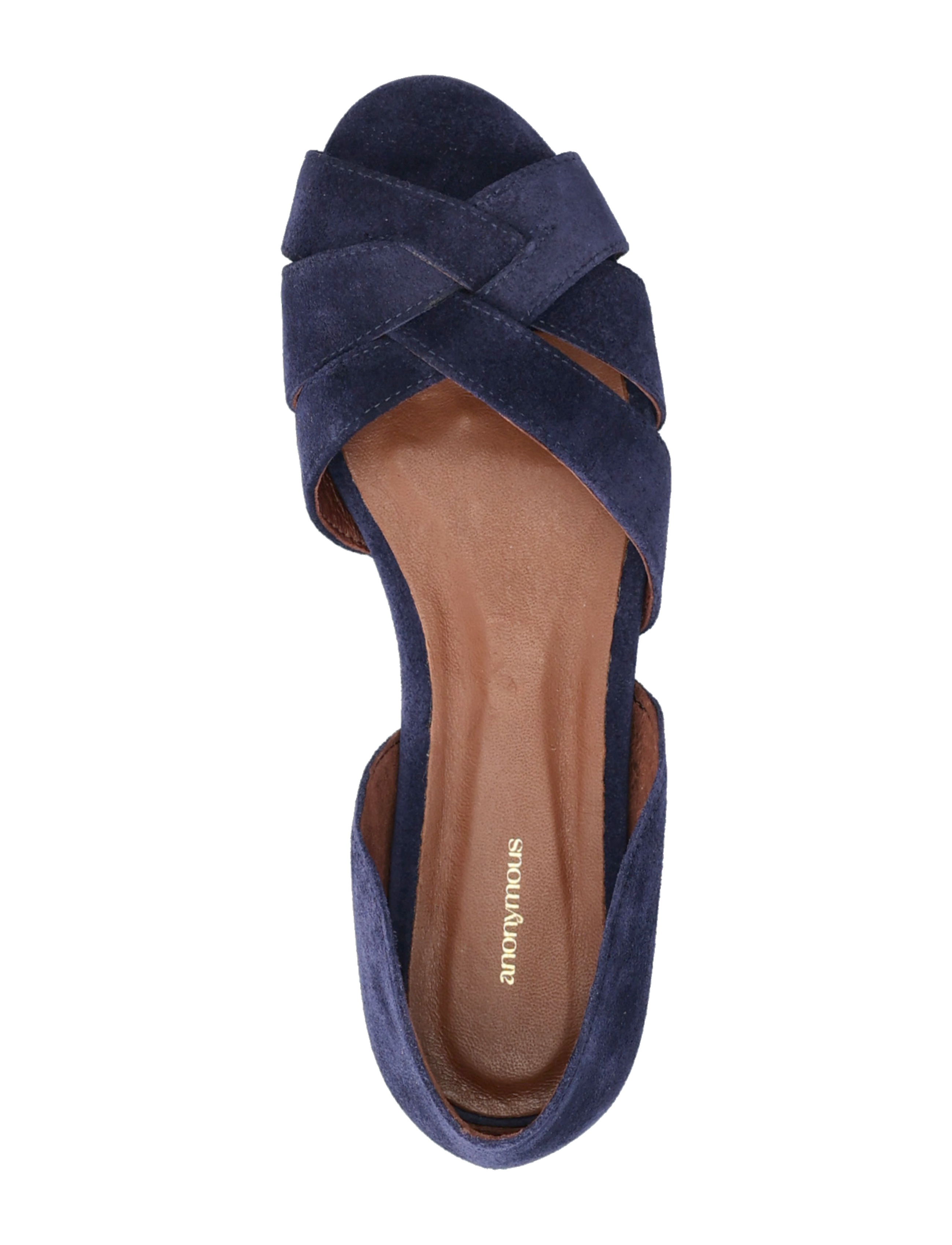 Anonymous Copenhagen - Sanni 20 - kontsata sandaalid - calf suede ink blue - 3