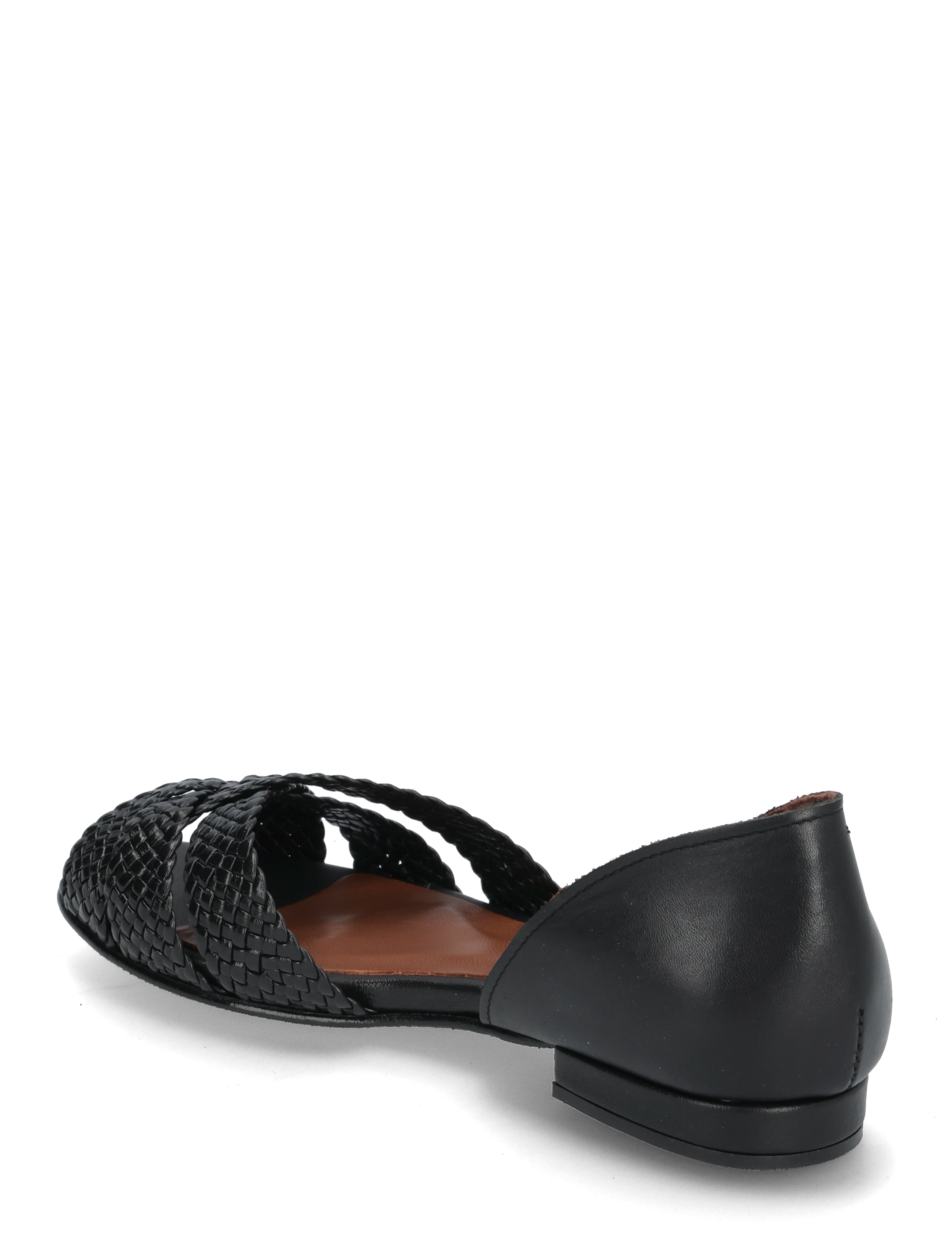 Anonymous Copenhagen - Sanni 20 hand-braided - flache sandalen - hand-braided leather black - 2