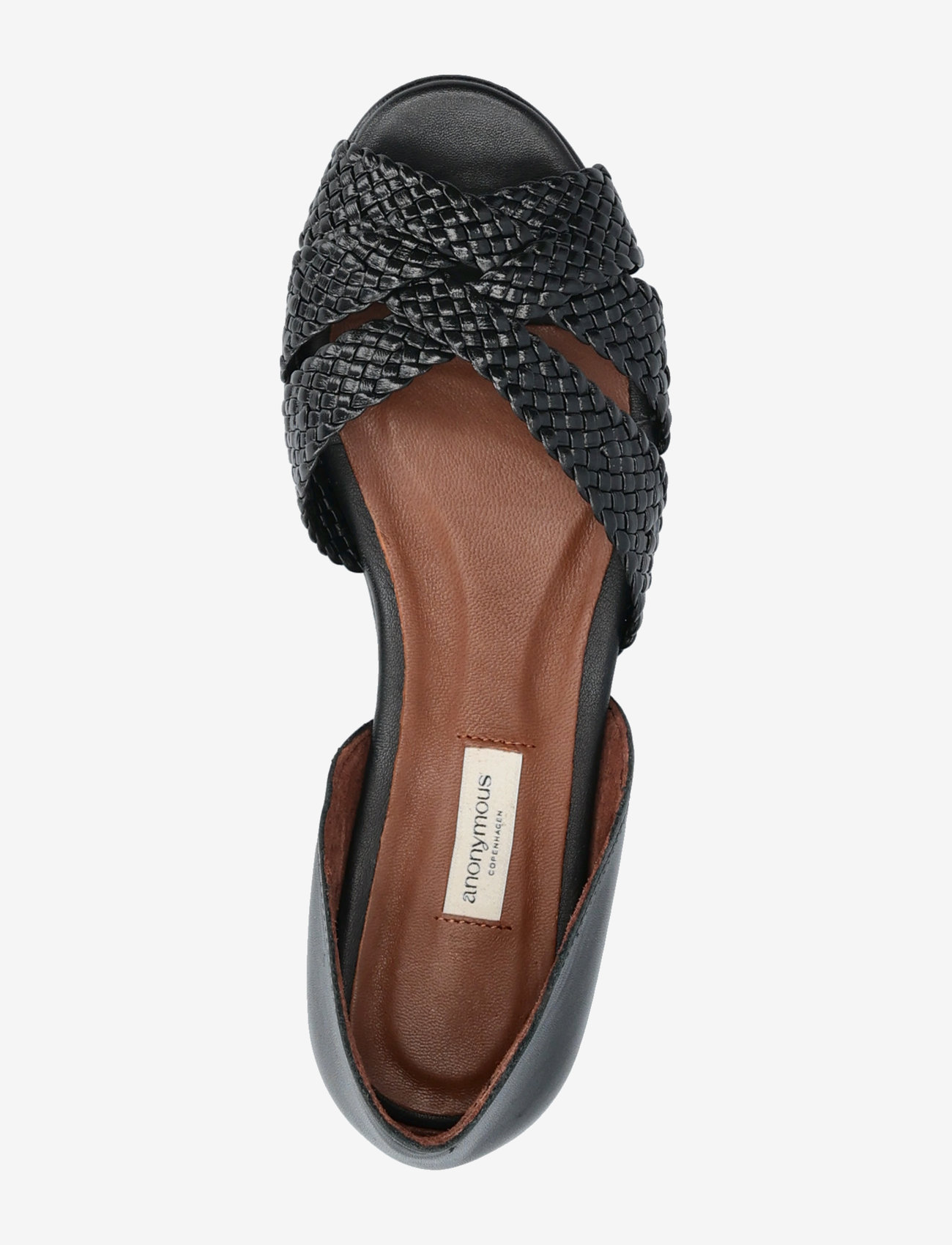 Anonymous Copenhagen - Sanni 20 hand-braided - flache sandalen - hand-braided leather black - 3