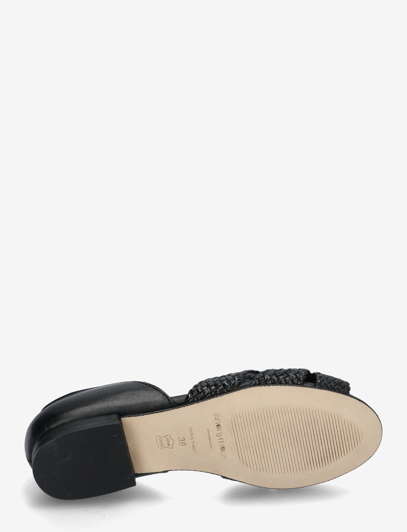 Anonymous Copenhagen - Sanni 20 hand-braided - flache sandalen - hand-braided leather black - 4