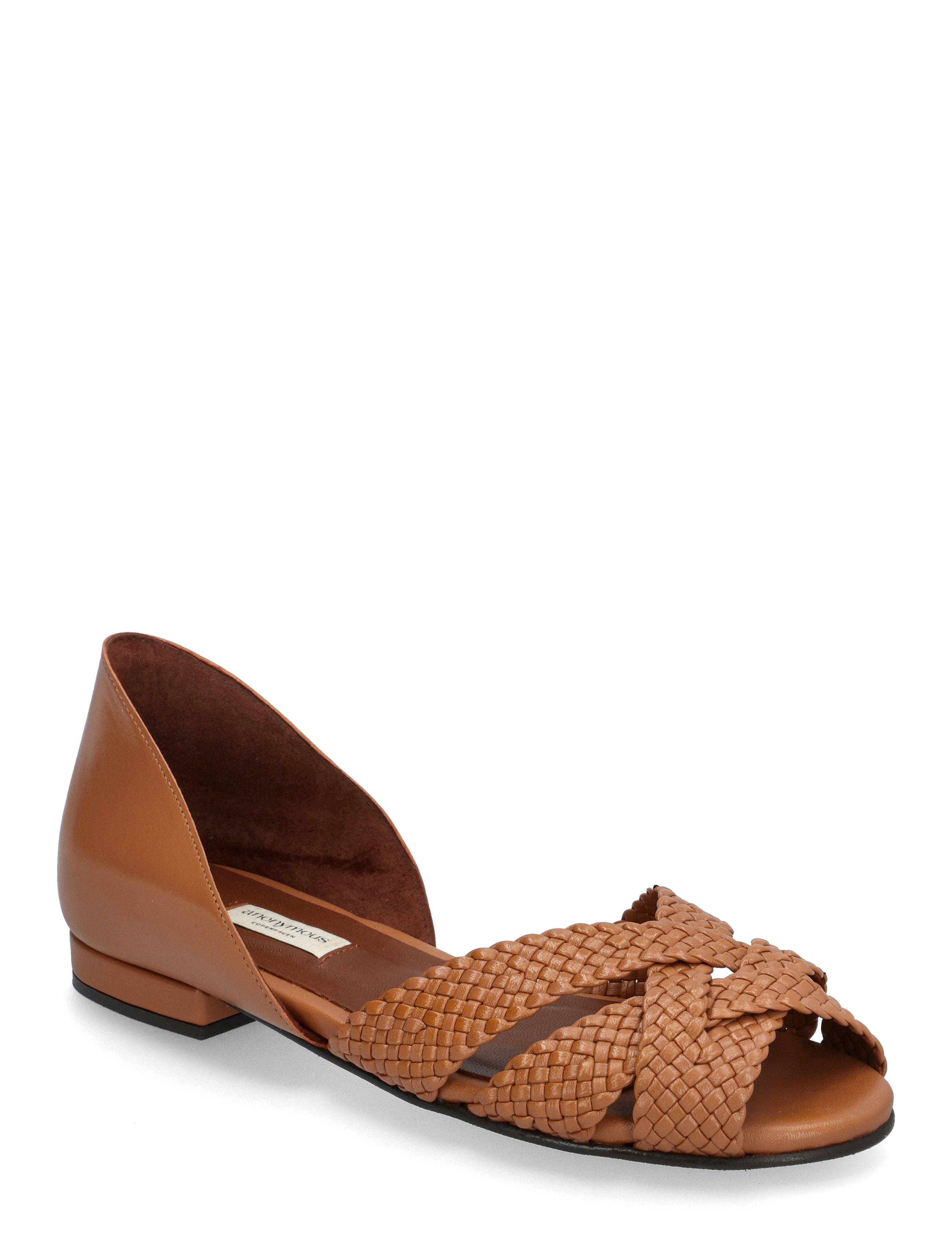 Anonymous Copenhagen Sanni 20 hand-braided - Kampagne - HAND-BRAIDED LEATHER CARAMEL / brown