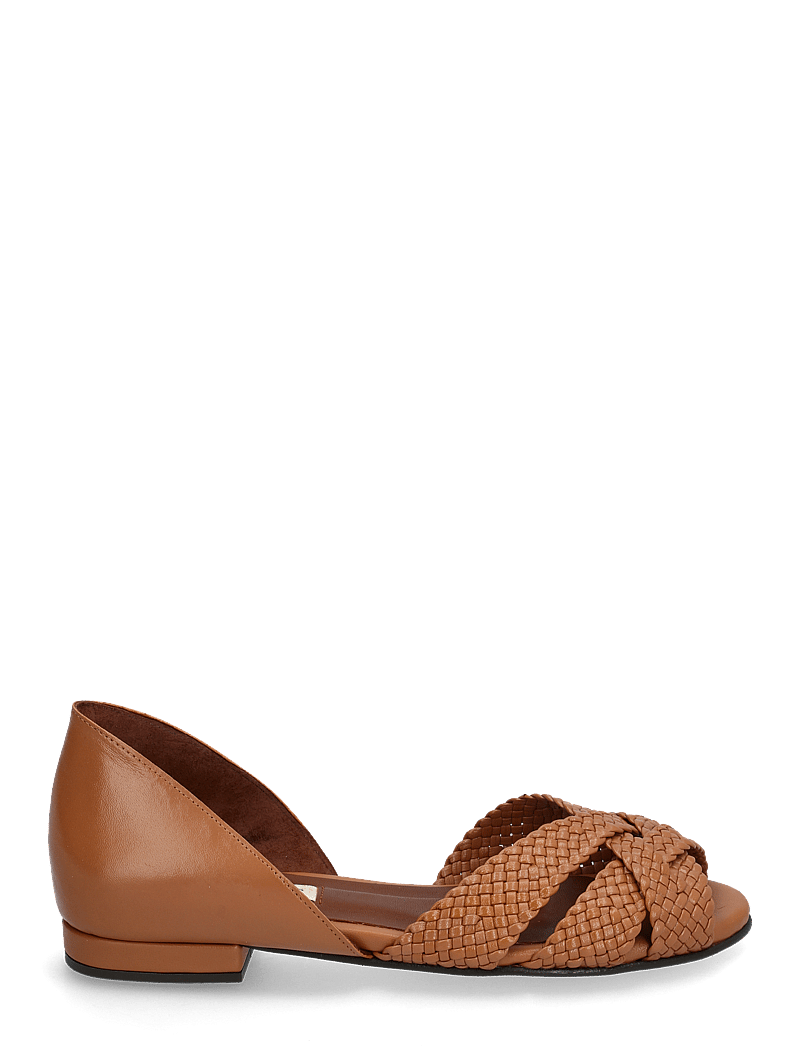 Anonymous Copenhagen - Sanni 20 hand-braided - platta sandaler - hand-braided leather caramel - 2