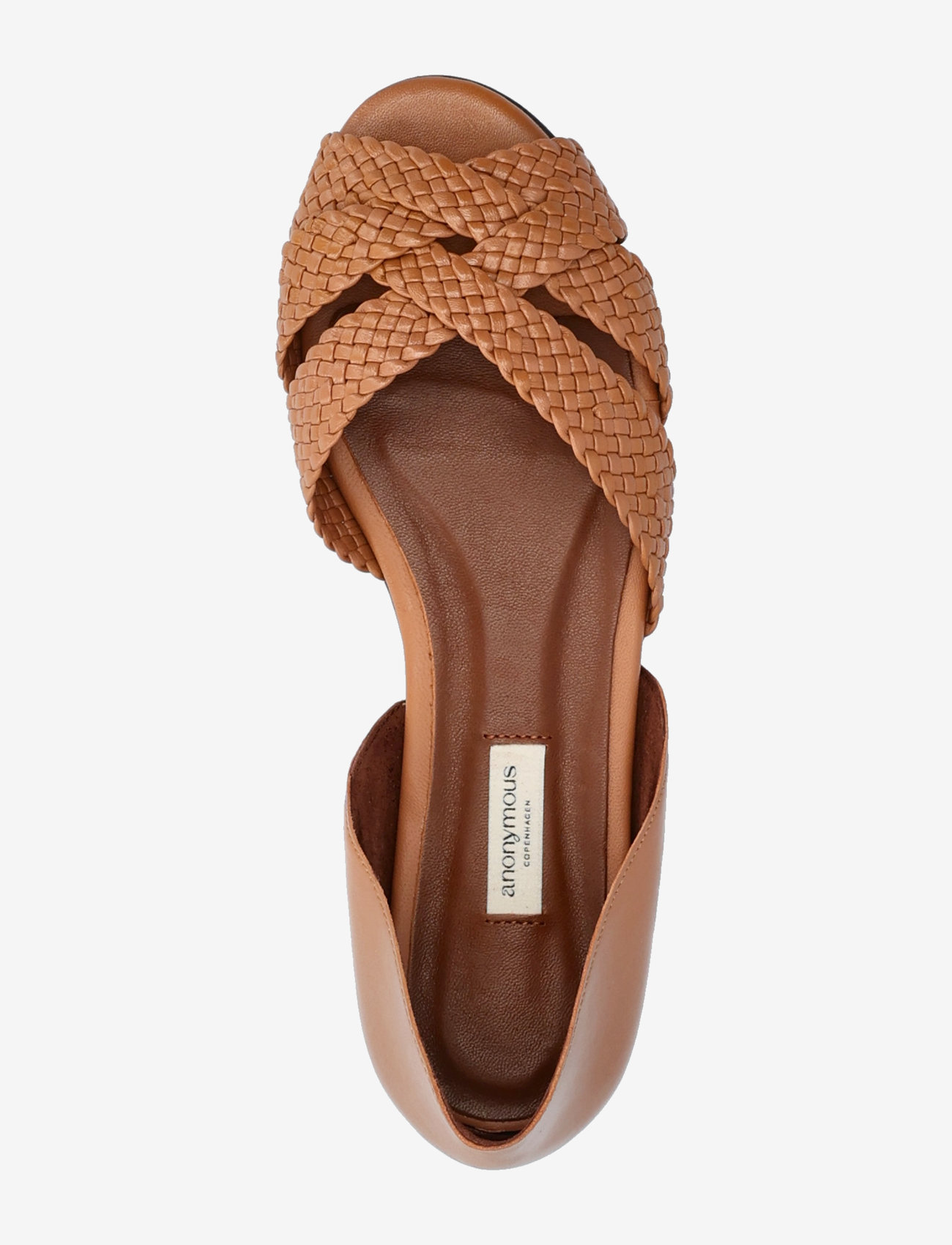 Anonymous Copenhagen - Sanni 20 hand-braided - platta sandaler - hand-braided leather caramel - 4