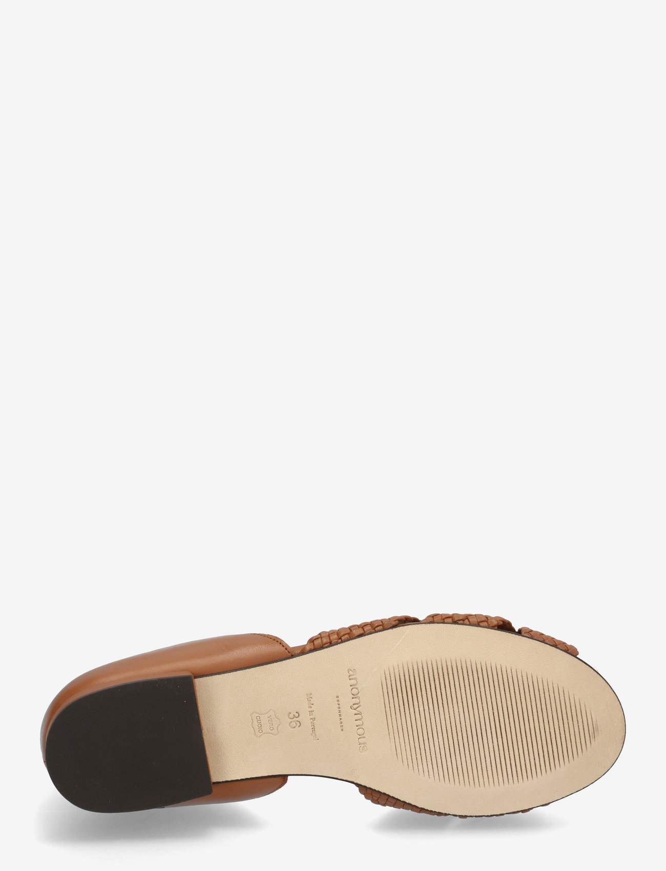 Anonymous Copenhagen - Sanni 20 hand-braided - platta sandaler - hand-braided leather caramel - 5