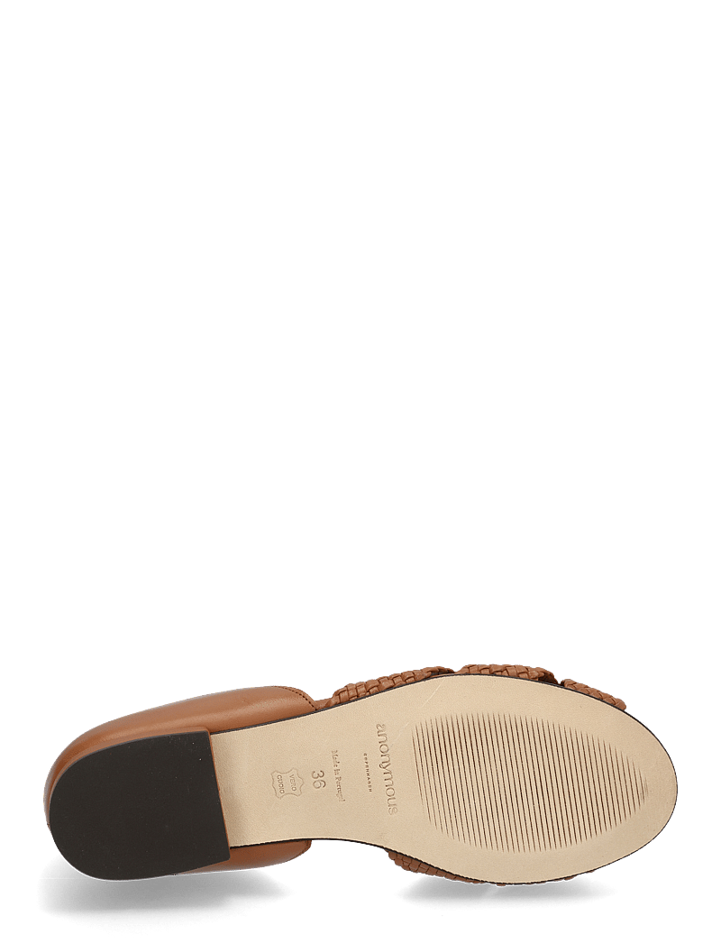 Anonymous Copenhagen - Sanni 20 hand-braided - platta sandaler - hand-braided leather caramel - 5