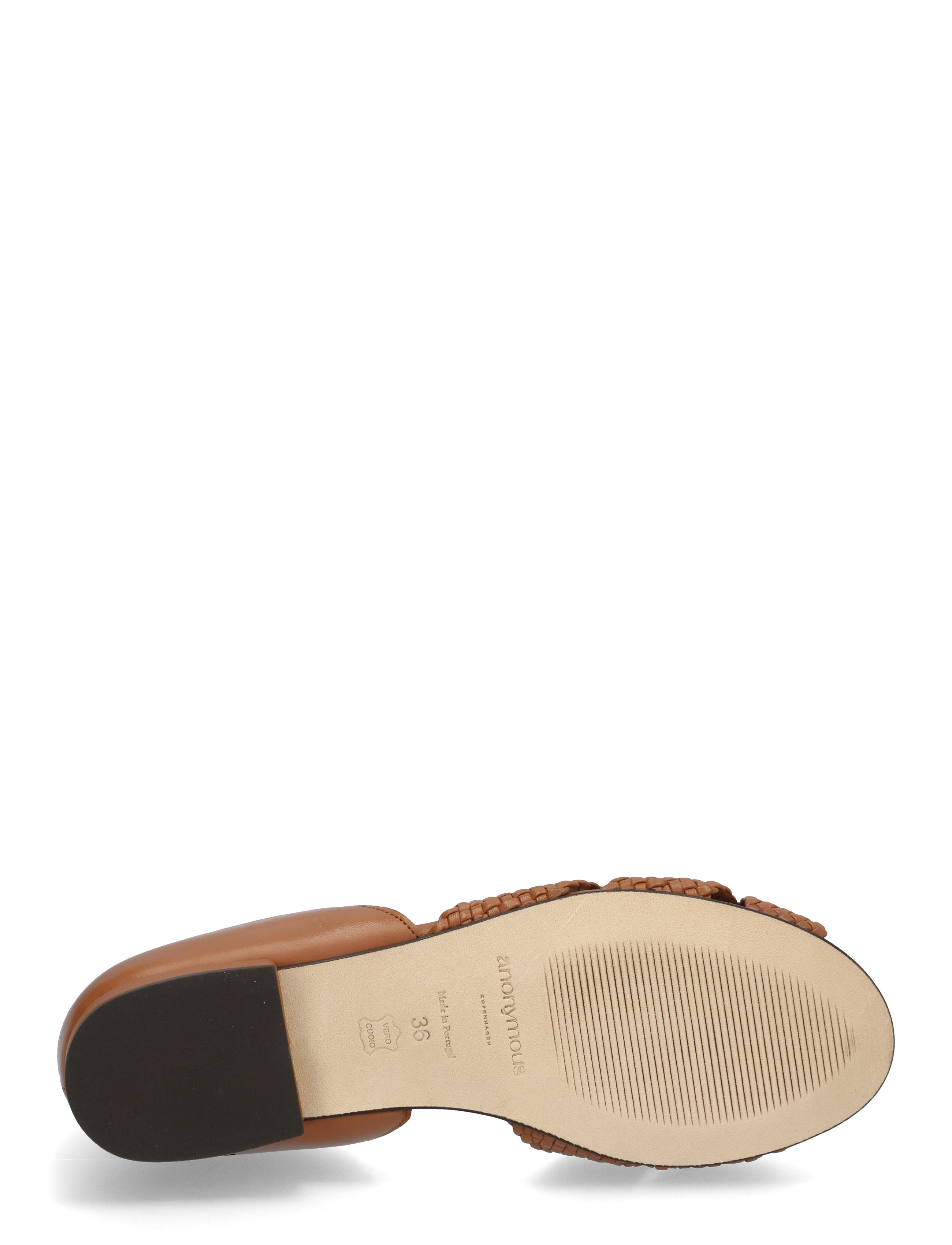 Anonymous Copenhagen - Sanni 20 hand-braided - flade sandaler - hand-braided leather caramel - 5