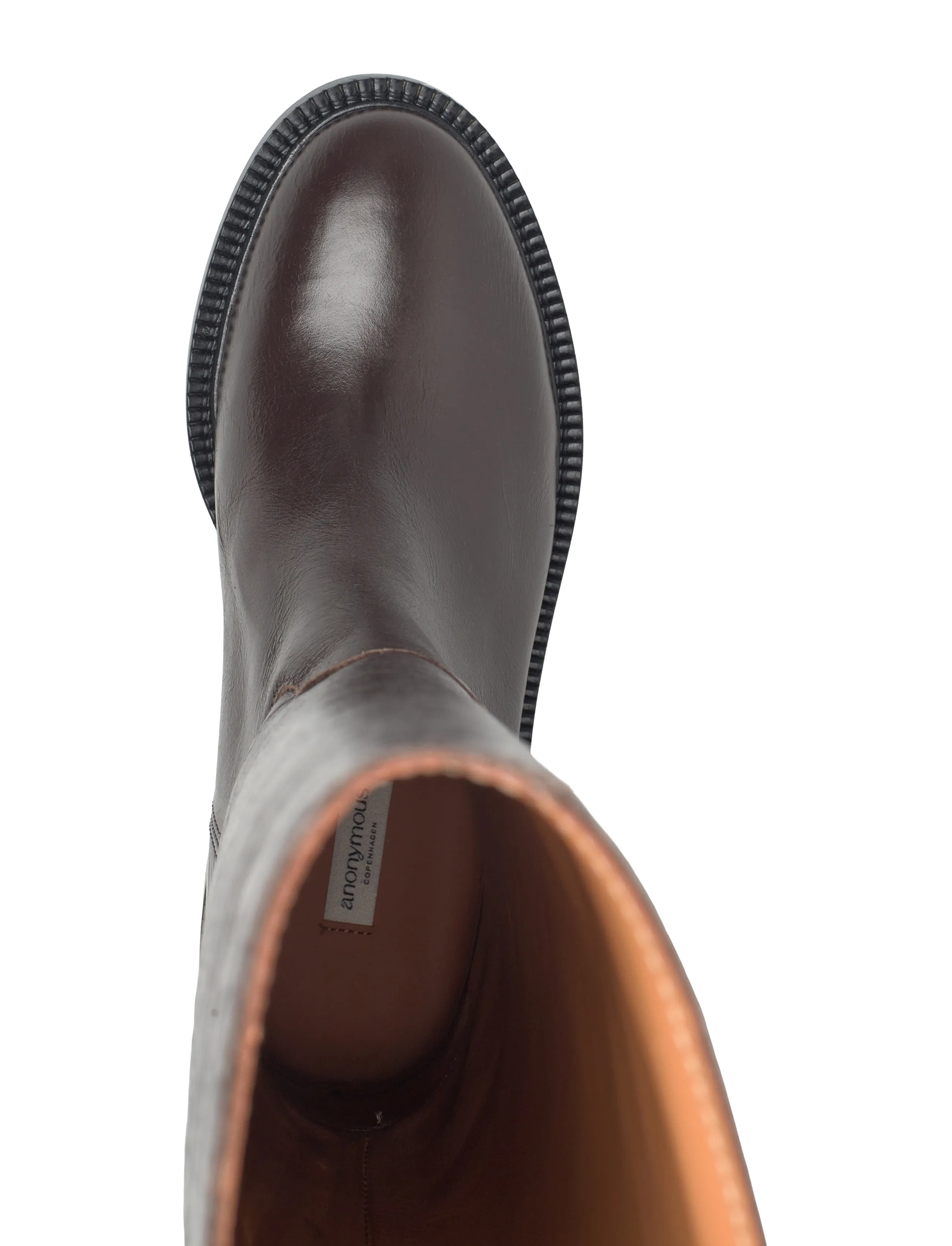 Anonymous Copenhagen - Semih - kniehohe stiefel - crinkled soft calf espresso brown - 3