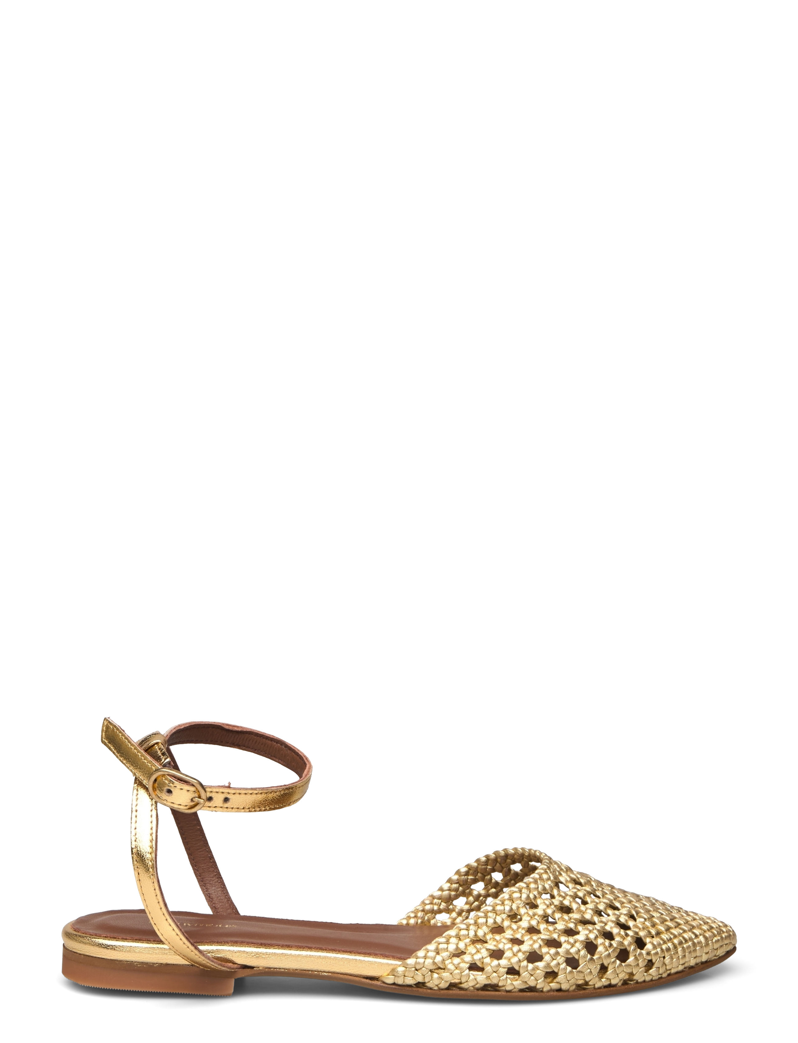 Anonymous Copenhagen - Senara 10 - braided leather gold - 1