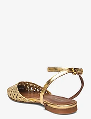 Anonymous Copenhagen - Senara 10 - matalat sandaalit - braided leather gold - 2