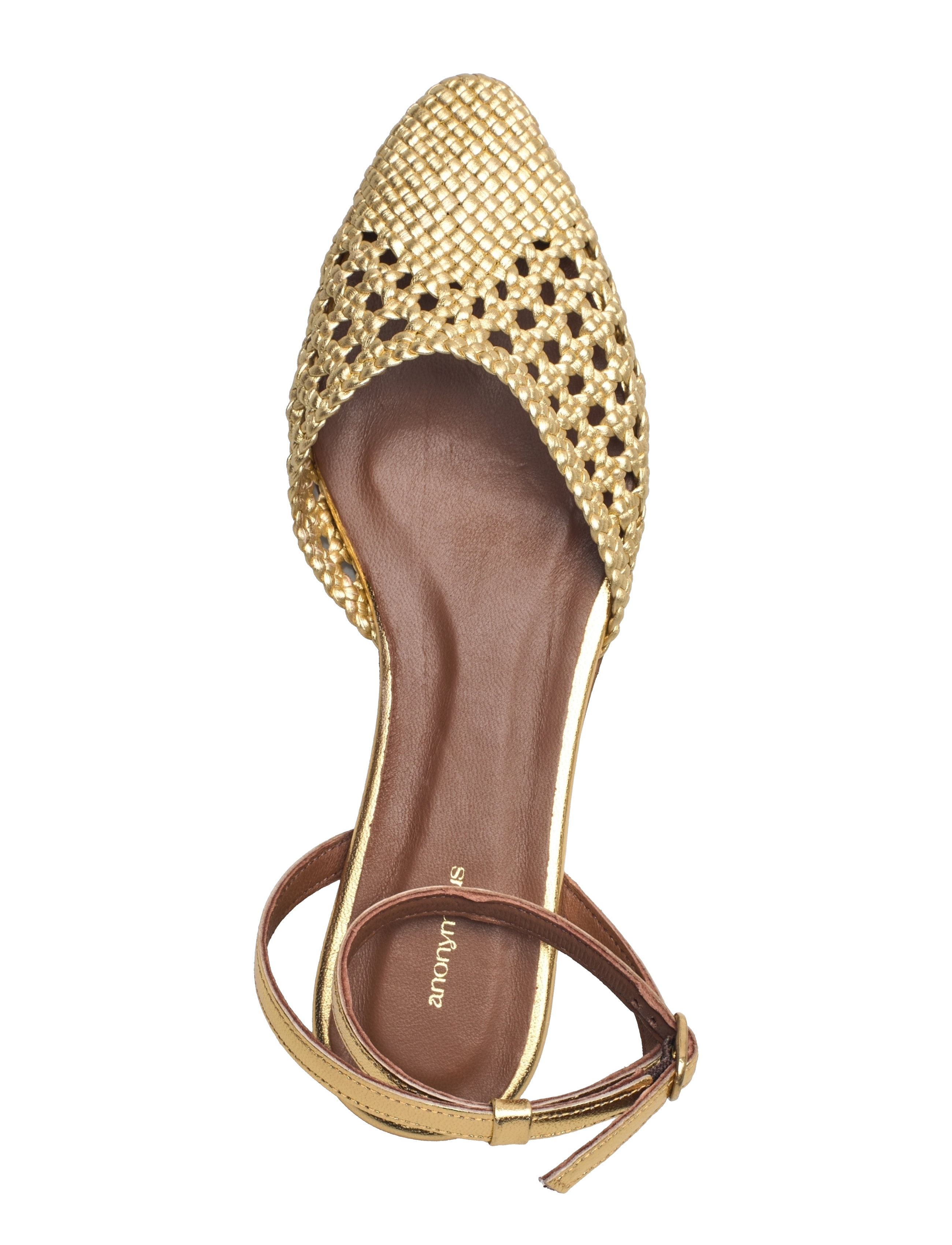 Anonymous Copenhagen - Senara 10 - braided leather gold - 3