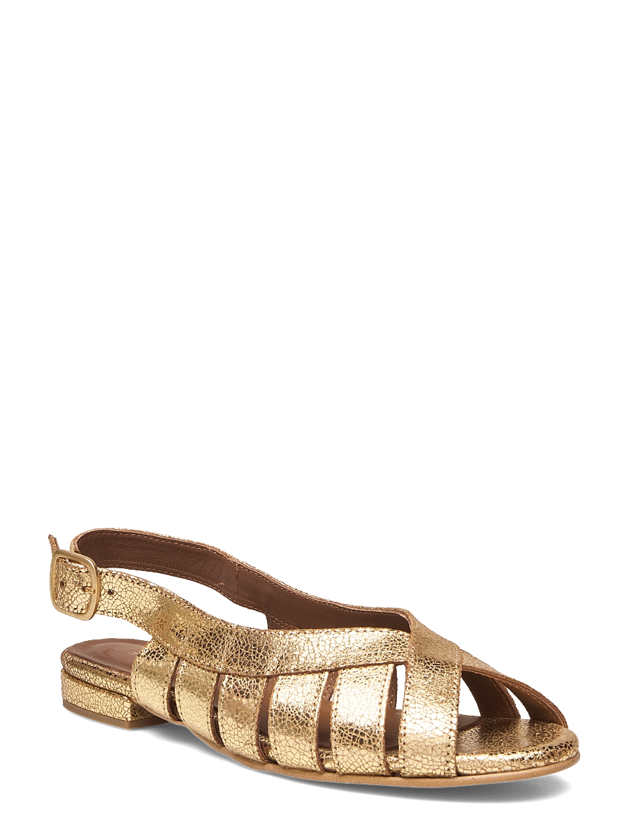 Anonymous Copenhagen - Sophie 20 - sandały gladiatorki - crackled metallic goat gold - 1