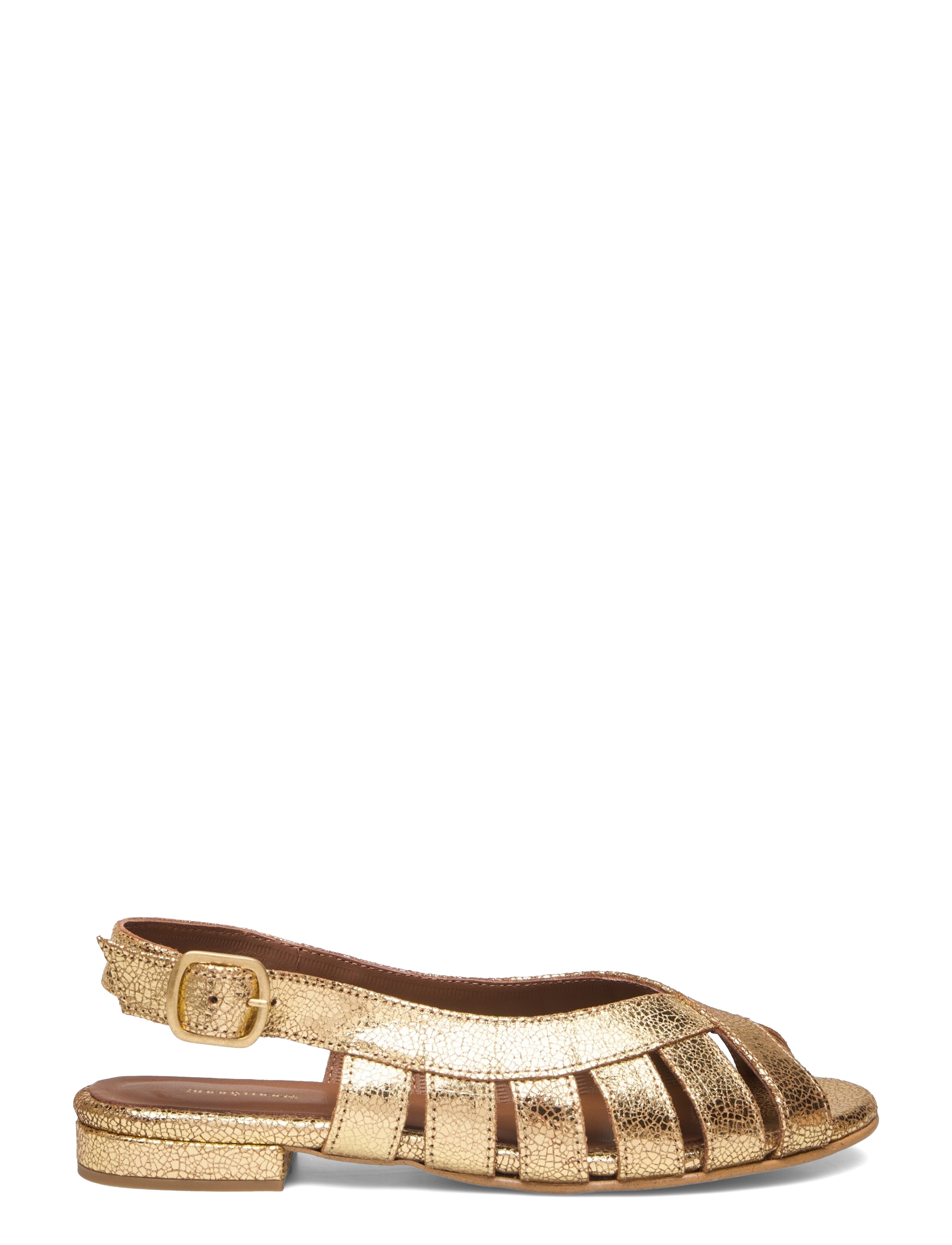 Anonymous Copenhagen - Sophie 20 - sandały gladiatorki - crackled metallic goat gold - 2