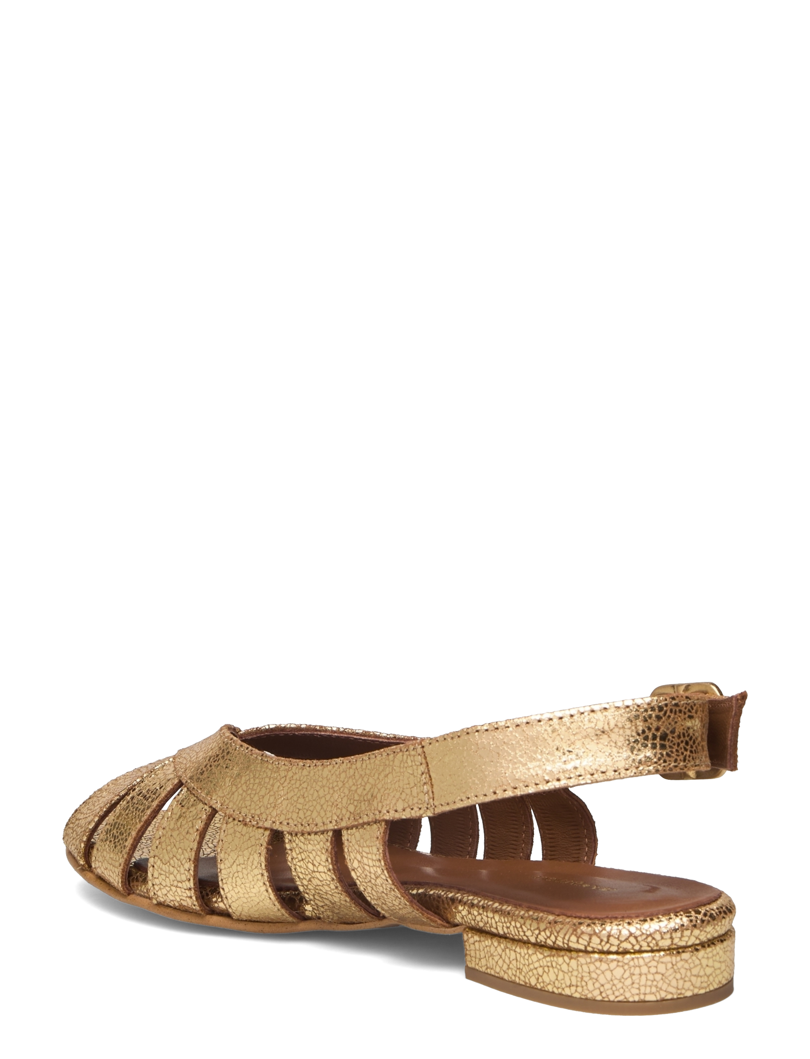 Anonymous Copenhagen - Sophie 20 - sandały gladiatorki - crackled metallic goat gold - 3
