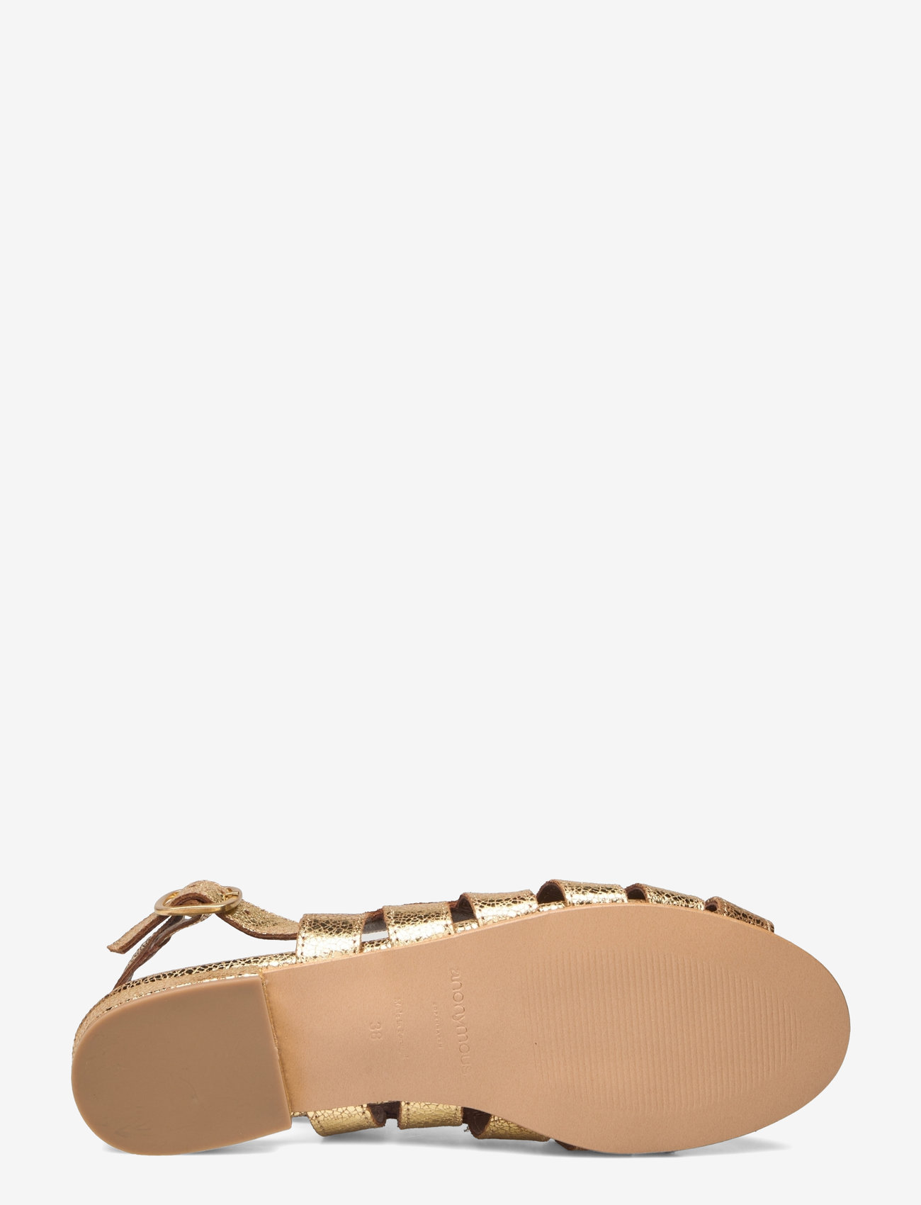 Anonymous Copenhagen - Sophie 20 - gladiatorsandaler - crackled metallic goat gold - 5