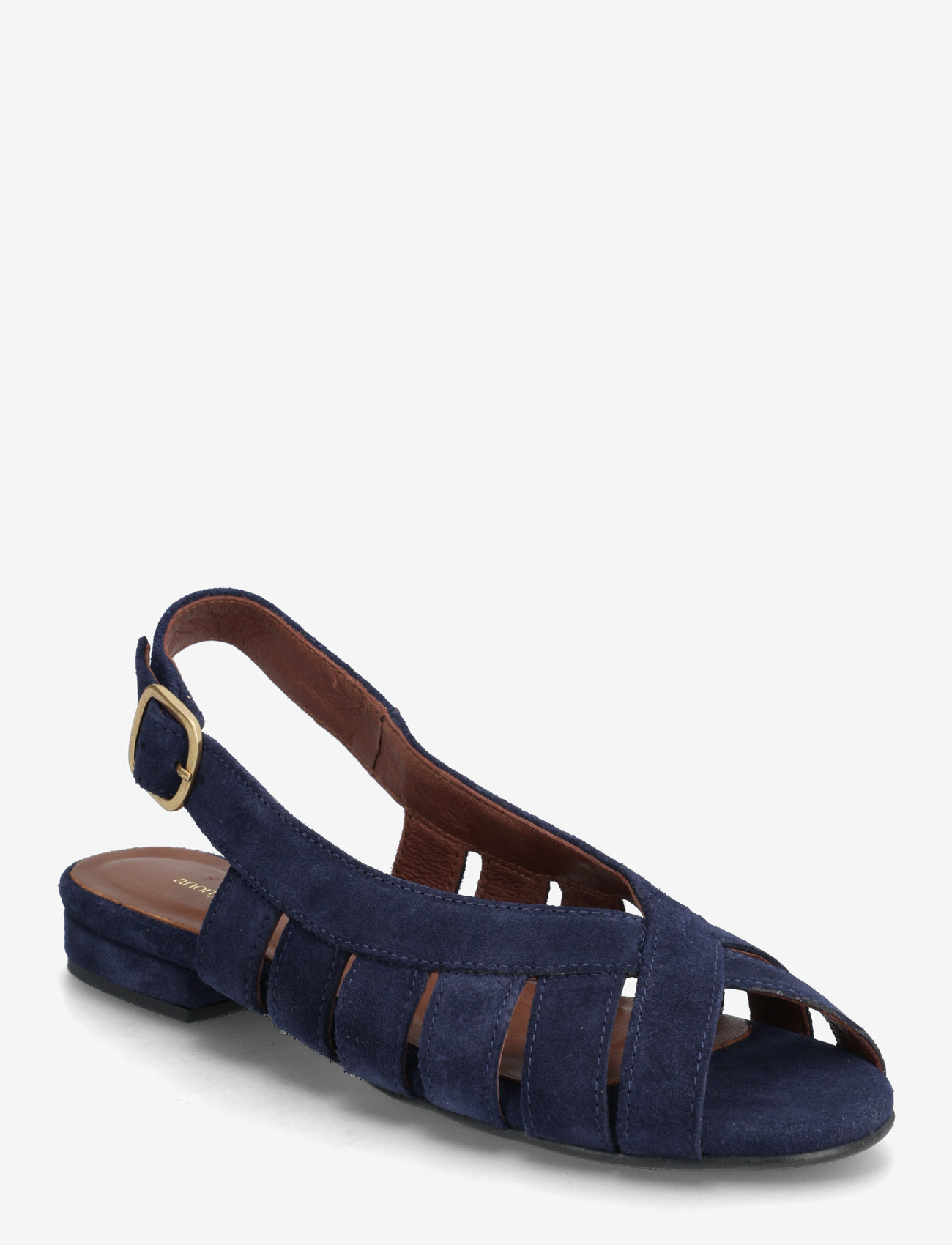 Anonymous Copenhagen - Sophie 20 - gladiatorsandaler - calf suede ink blue - 0