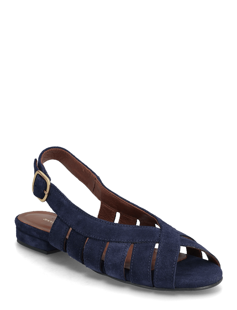Anonymous Copenhagen - Sophie 20 - gladiatorsandaler - calf suede ink blue - 0