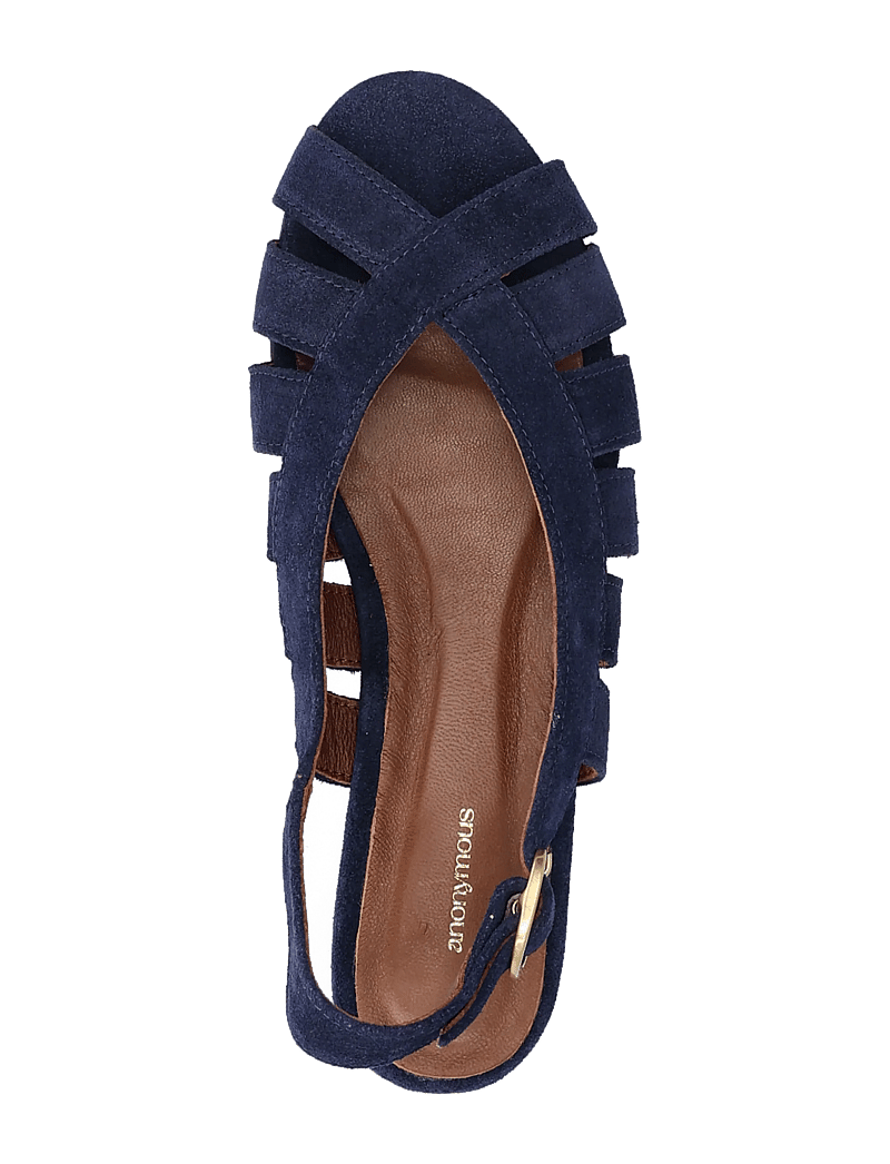 Anonymous Copenhagen - Sophie 20 - gladiatorsandaler - calf suede ink blue - 3