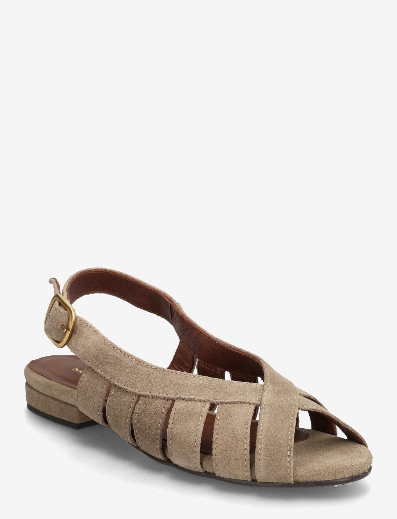 Anonymous Copenhagen - Sophie 20 - gladiatorsandaler - calf suede mushroom - 0
