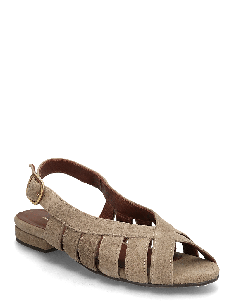 Anonymous Copenhagen - Sophie 20 - gladiatorsandaler - calf suede mushroom - 0