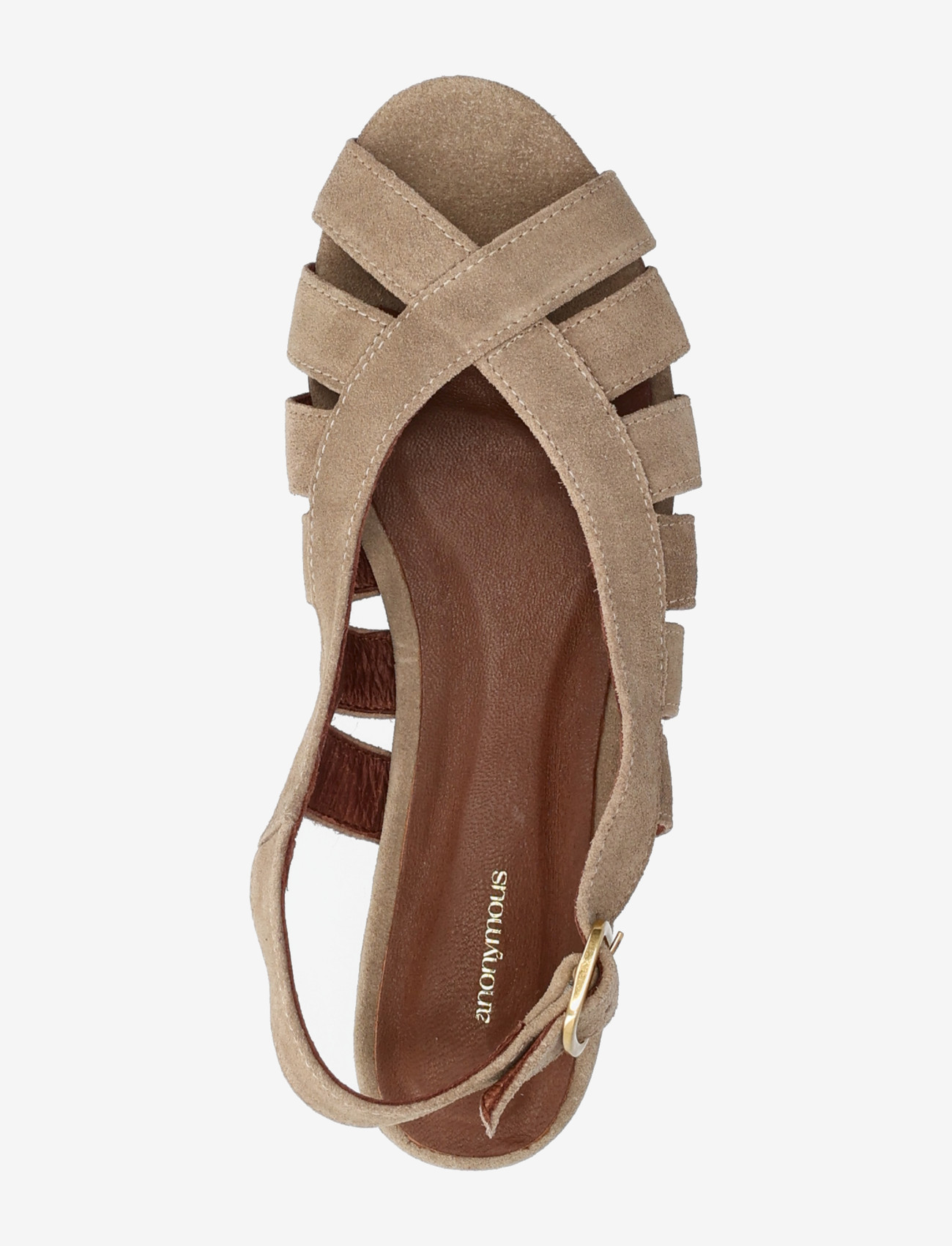 Anonymous Copenhagen - Sophie 20 - gladiatorsandaler - calf suede mushroom - 3
