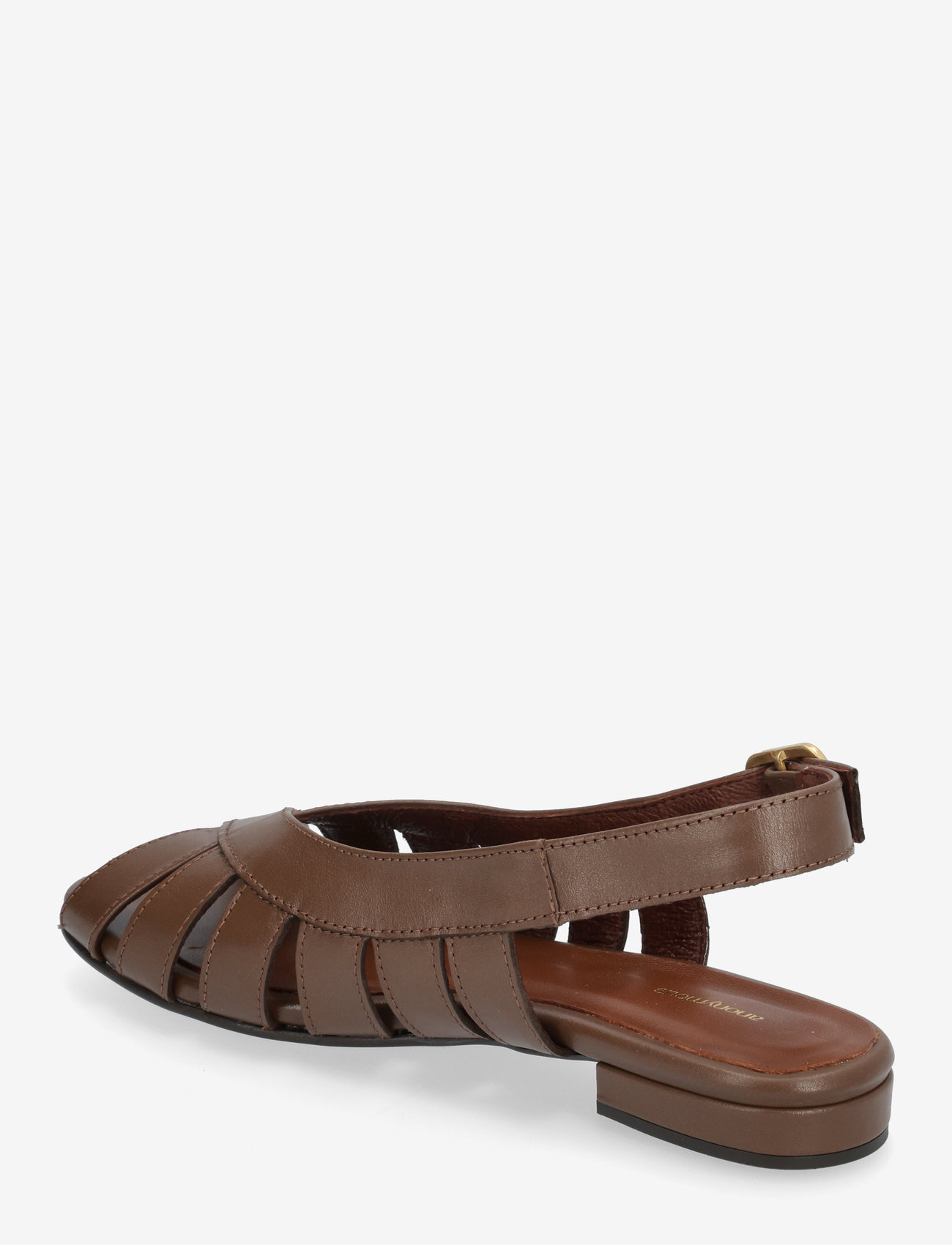 Anonymous Copenhagen - Sophie 20 - flade sandaler - soft calf dark taupe - 2