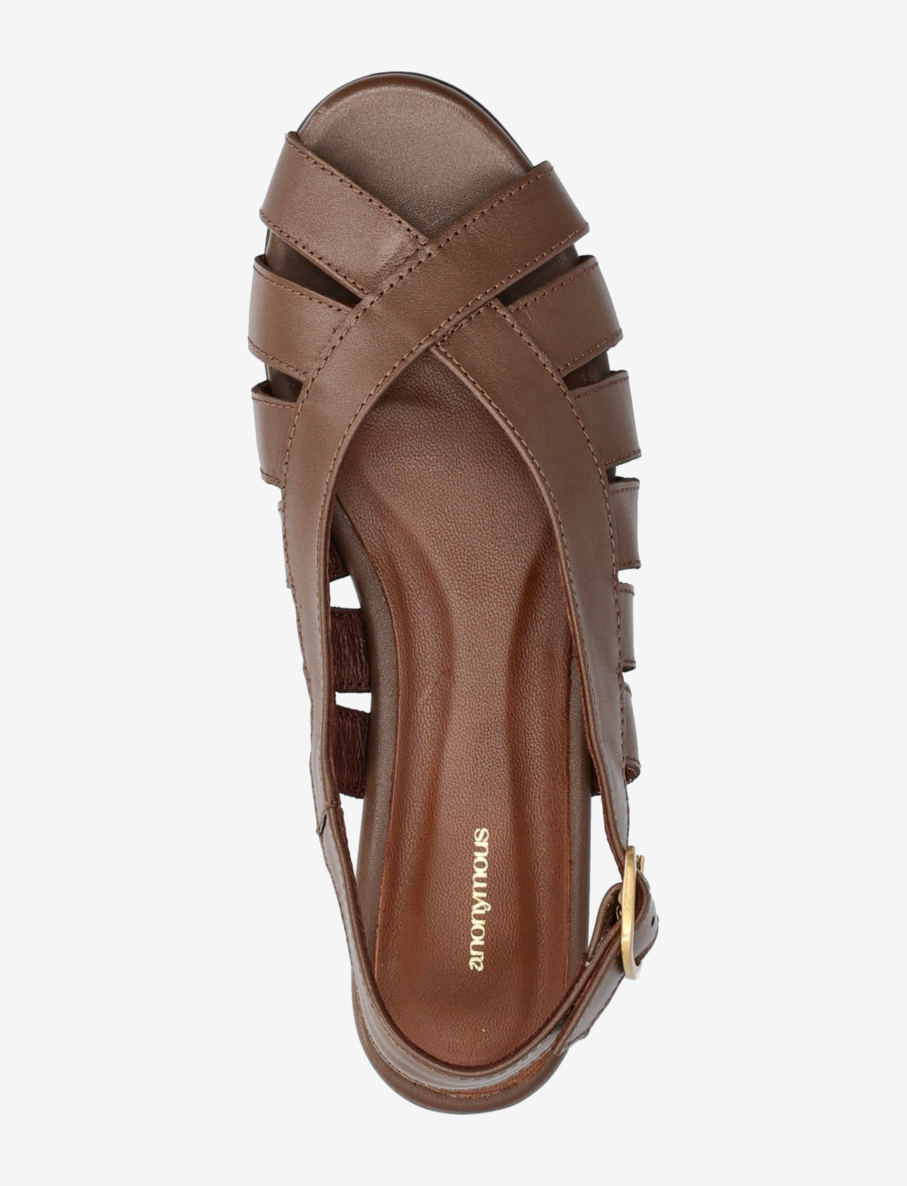 Anonymous Copenhagen - Sophie 20 - flade sandaler - soft calf dark taupe - 3