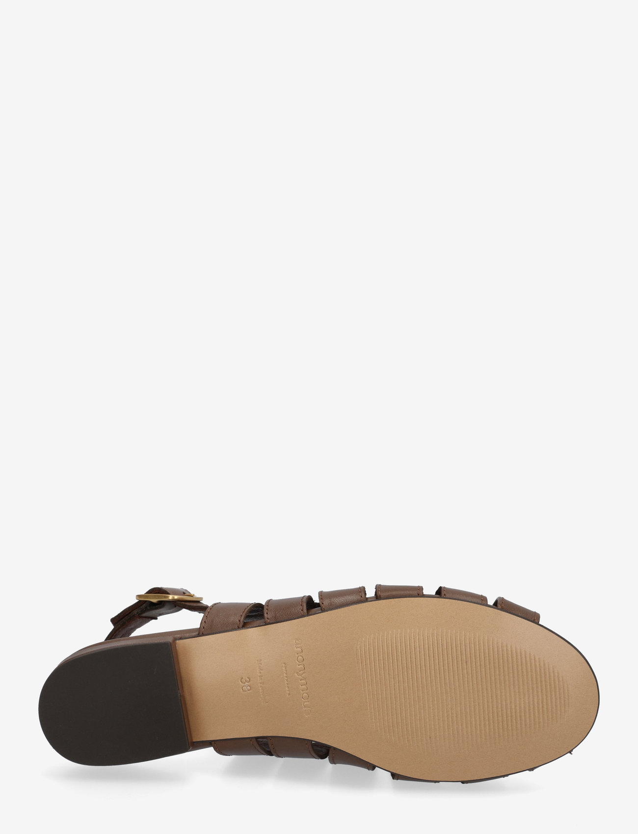 Anonymous Copenhagen - Sophie 20 - flade sandaler - soft calf dark taupe - 4