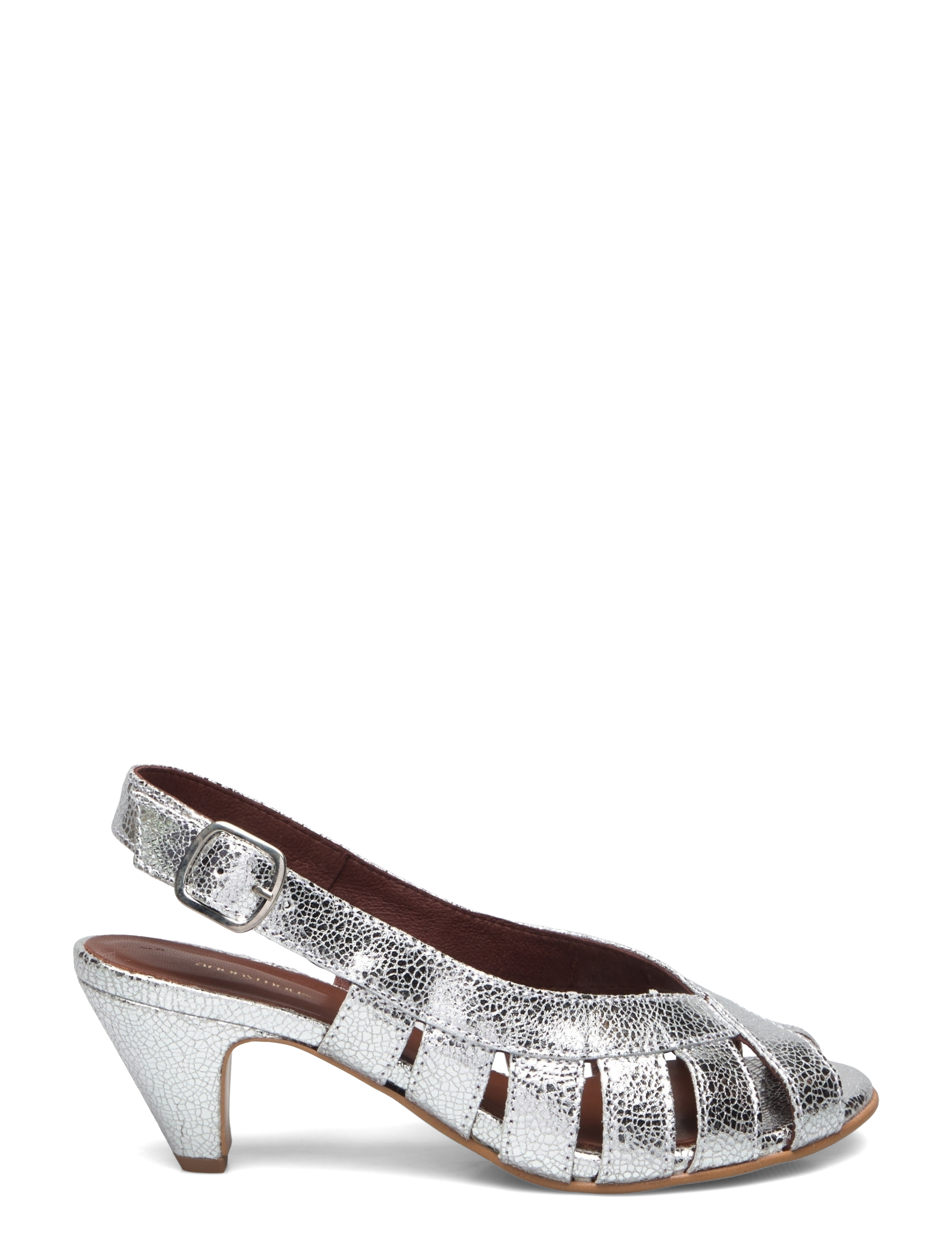 Anonymous Copenhagen - Sophie 50 stiletto - crackled metallic goat silver - 1