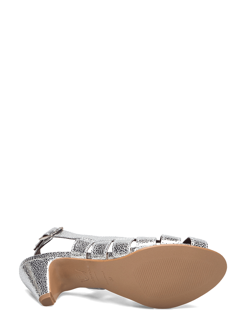 Anonymous Copenhagen - Sophie 50 stiletto - slingbacks met hak - crackled metallic goat silver - 4