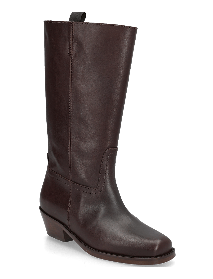 Anonymous Copenhagen - Tarisha - kniehohe stiefel - vegetal soft calf coffee brown - 0