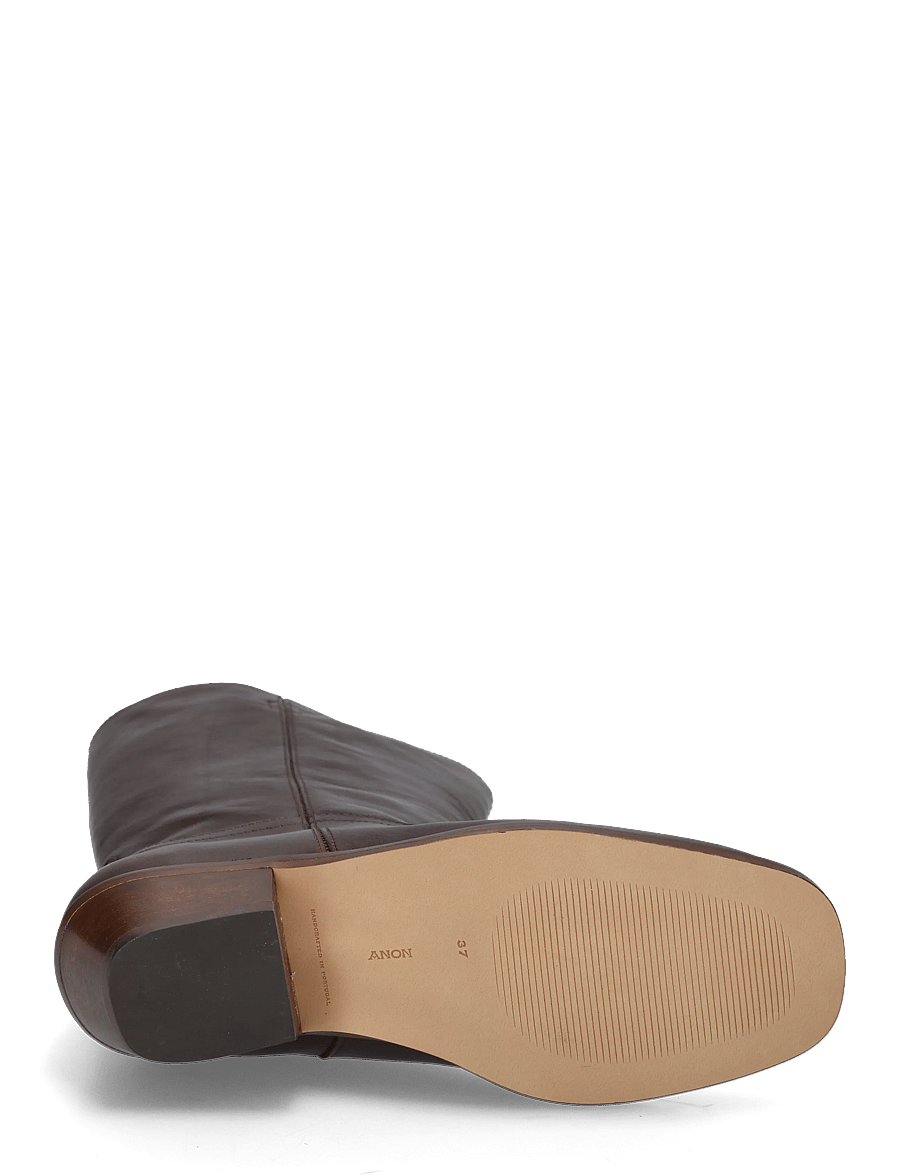 Anonymous Copenhagen - Tarisha - knähöga stövlar - vegetal soft calf coffee brown - 4