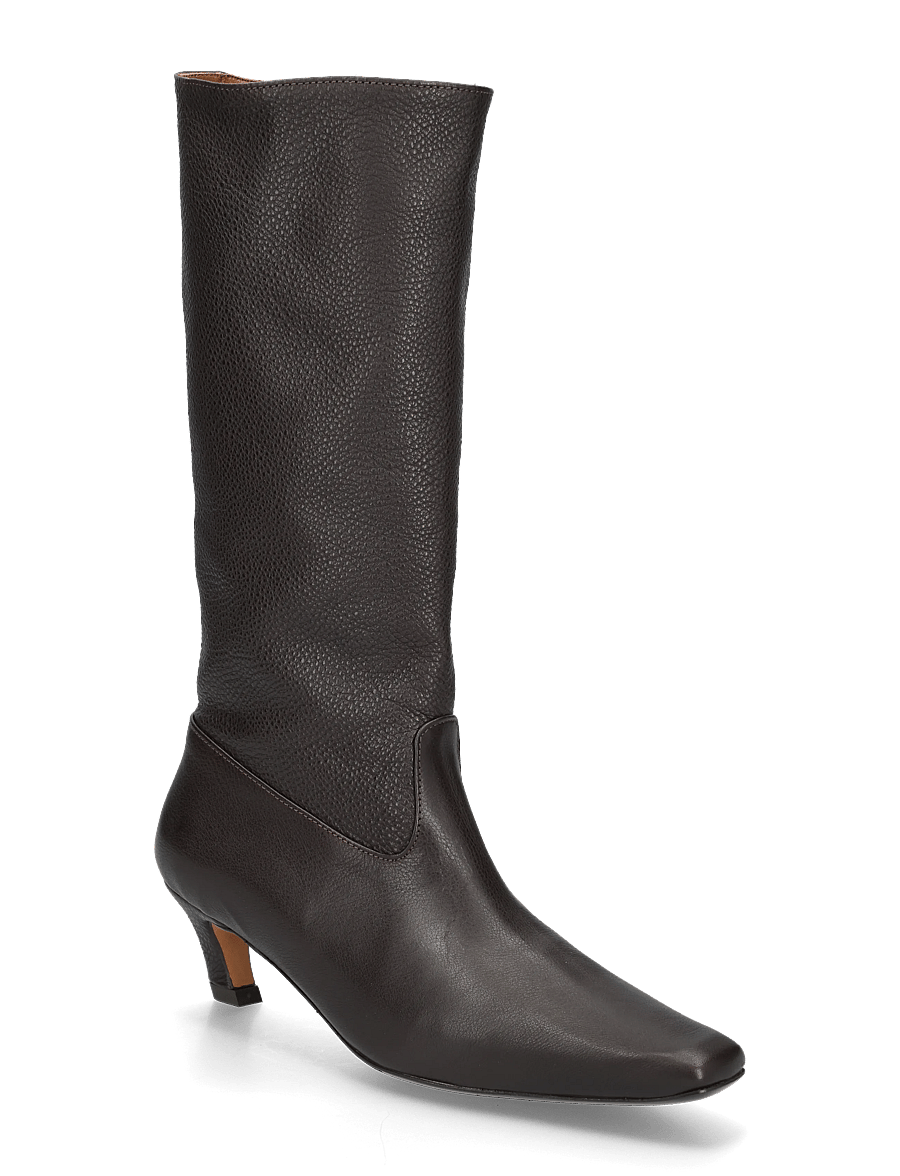 Anonymous Copenhagen - Tess - kniehohe stiefel - natural grain soft calf espresso brown - 0