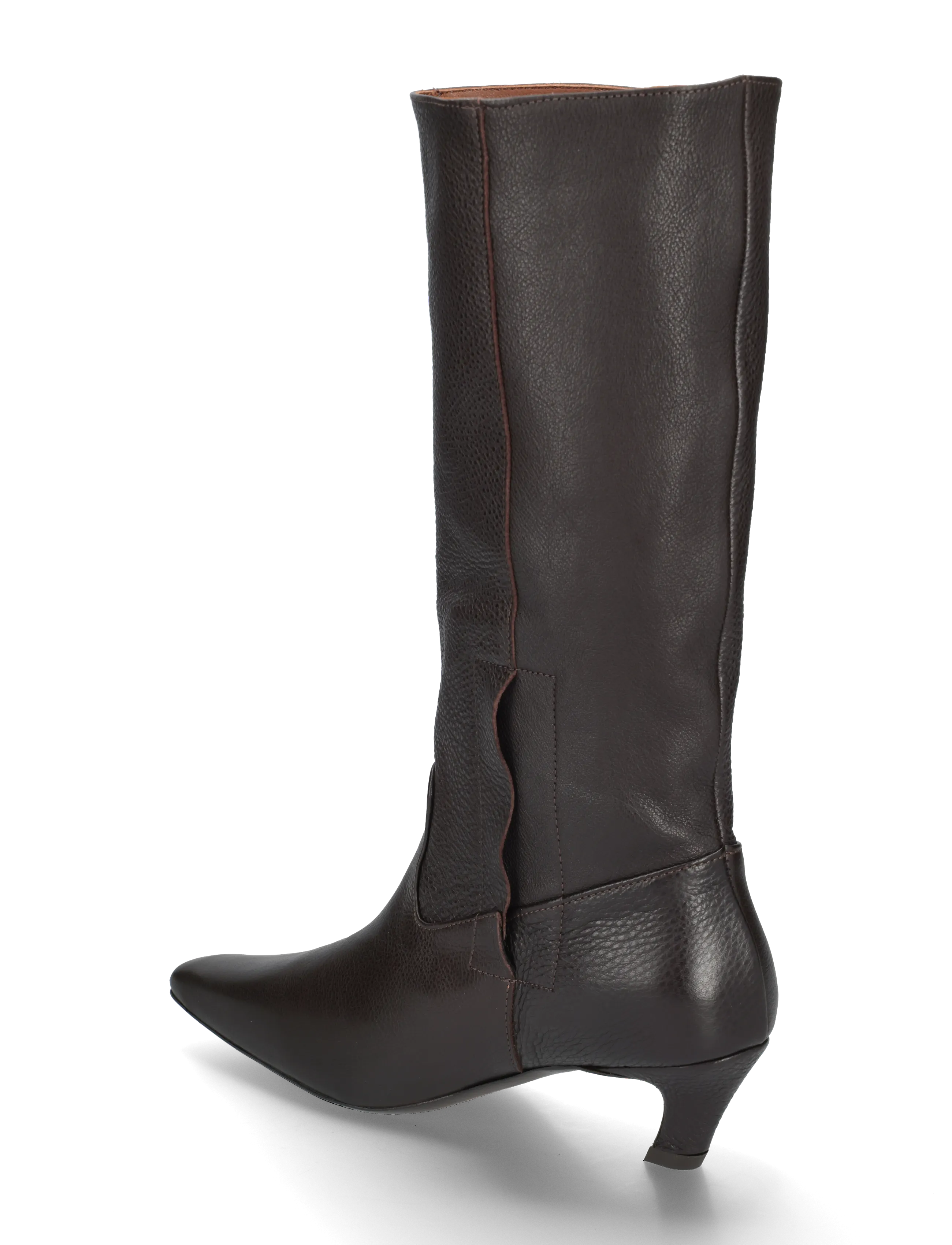 Anonymous Copenhagen - Tess - kniehohe stiefel - natural grain soft calf espresso brown - 1